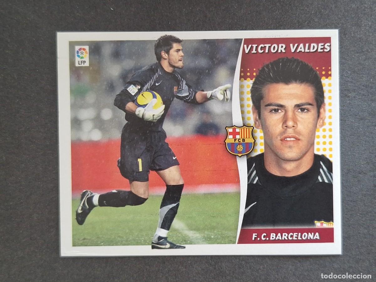 Cromos de f&uacute;tbol: L6 VICTOR VALDES F. C. BARCELONA LIGA ESTE 2006 2007 06 07 NUNCA PEGADO SIN PEGAR