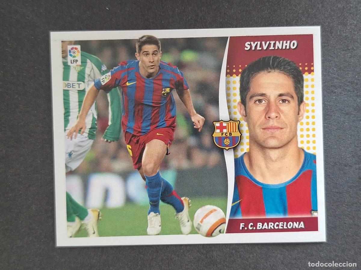 Cromos de f&uacute;tbol: L6 SYLVINHO F. C. BARCELONA LIGA ESTE 2006 2007 06 07 NUNCA PEGADO SIN PEGAR