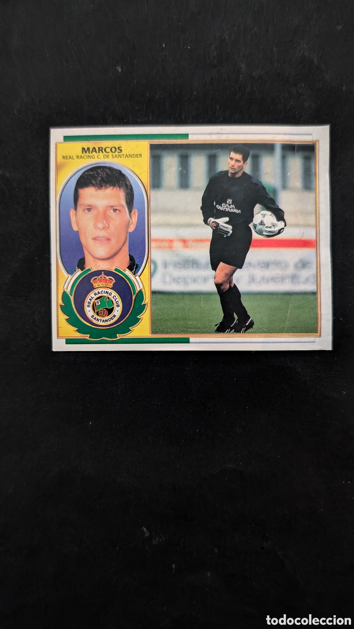 Cromos de f&uacute;tbol: MARCOS RACING SANTANDER FICHAJE 2 BIS LIGA ESTE 1996/97 96 97 VENTANILLA