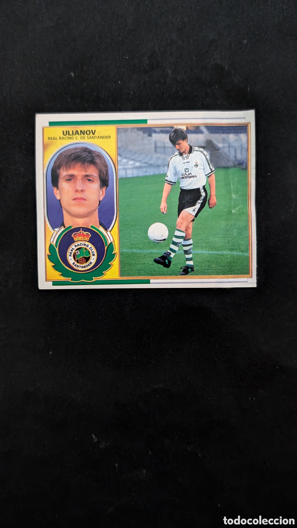 Cromos de f&uacute;tbol: ULIANOV RACING SANTANDER FICHAJE 3 BIS LIGA ESTE 1996/97 96 97 VENTANILLA