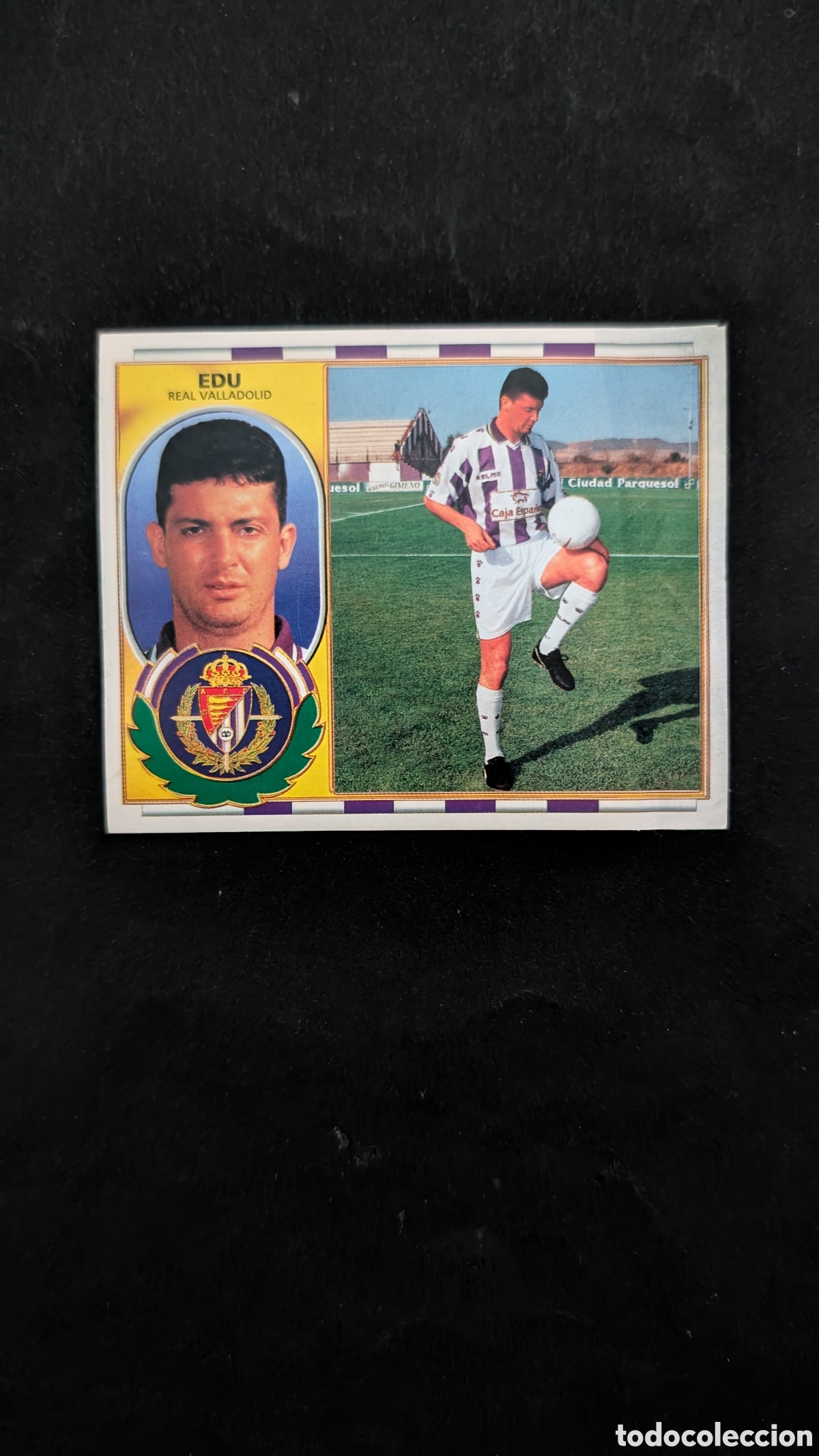 Cromos de f&uacute;tbol: EDU VALLADOLID FICHAJE 9 BIS LIGA ESTE 1996/97 96 97 VENTANILLA