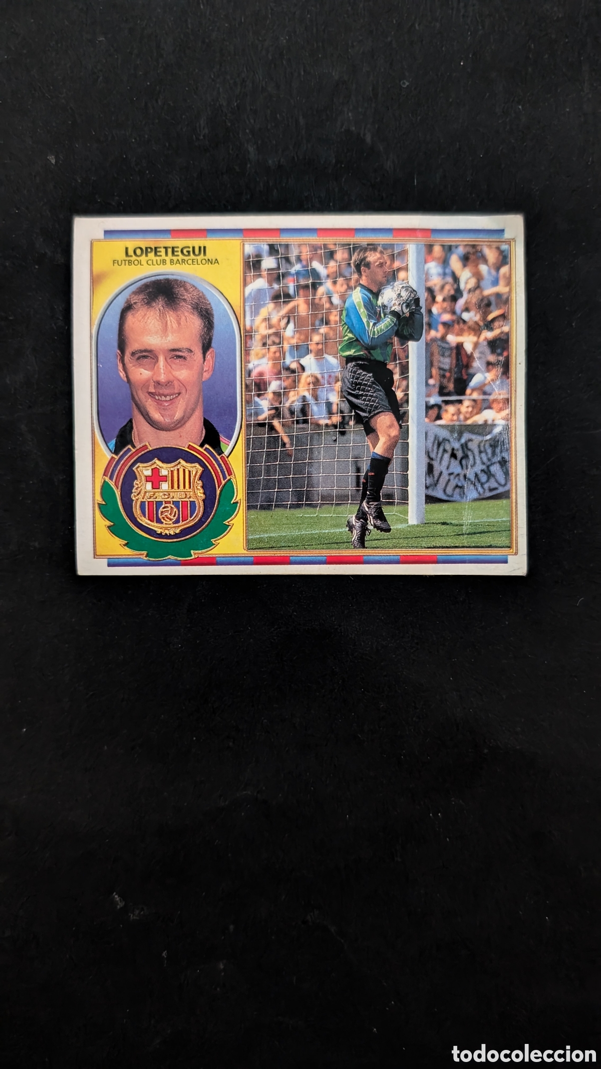 Cromos de f&uacute;tbol: LOPETEGUI BARCELONA COLOCA LIGA ESTE 1996/97 96 97 VENTANILLA