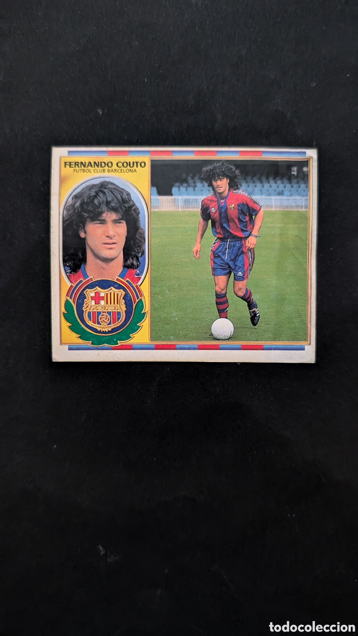 Cromos de f&uacute;tbol: FERNANDO COUTO BARCELONA COLOCA LIGA ESTE 1996/97 96 97 VENTANILLA