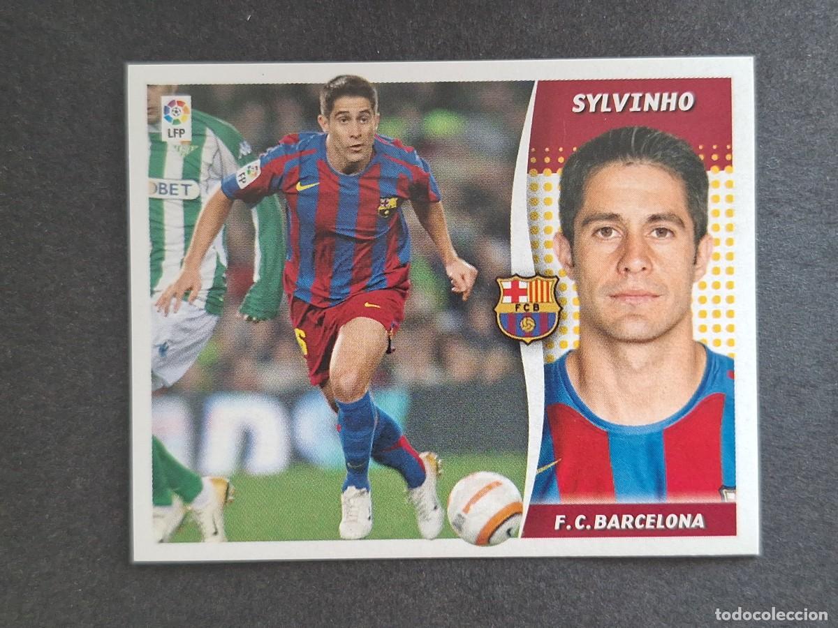 Cromos de f&uacute;tbol: L6 SYLVINHO F. C. BARCELONA LIGA ESTE 2006 2007 06 07 NUNCA PEGADO SIN PEGAR