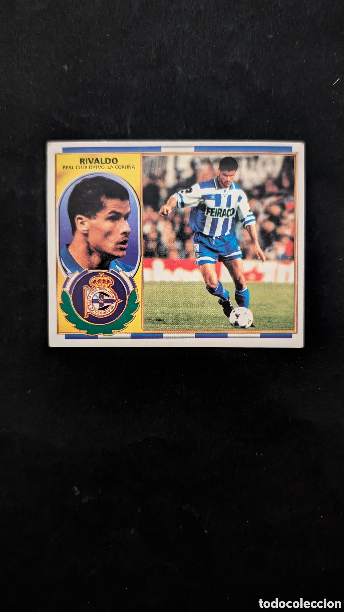 Cromos de f&uacute;tbol: RIVALDO DEPORTIVO VERSION COLOCA LIGA ESTE 1996/97 96 97 VENTANILLA