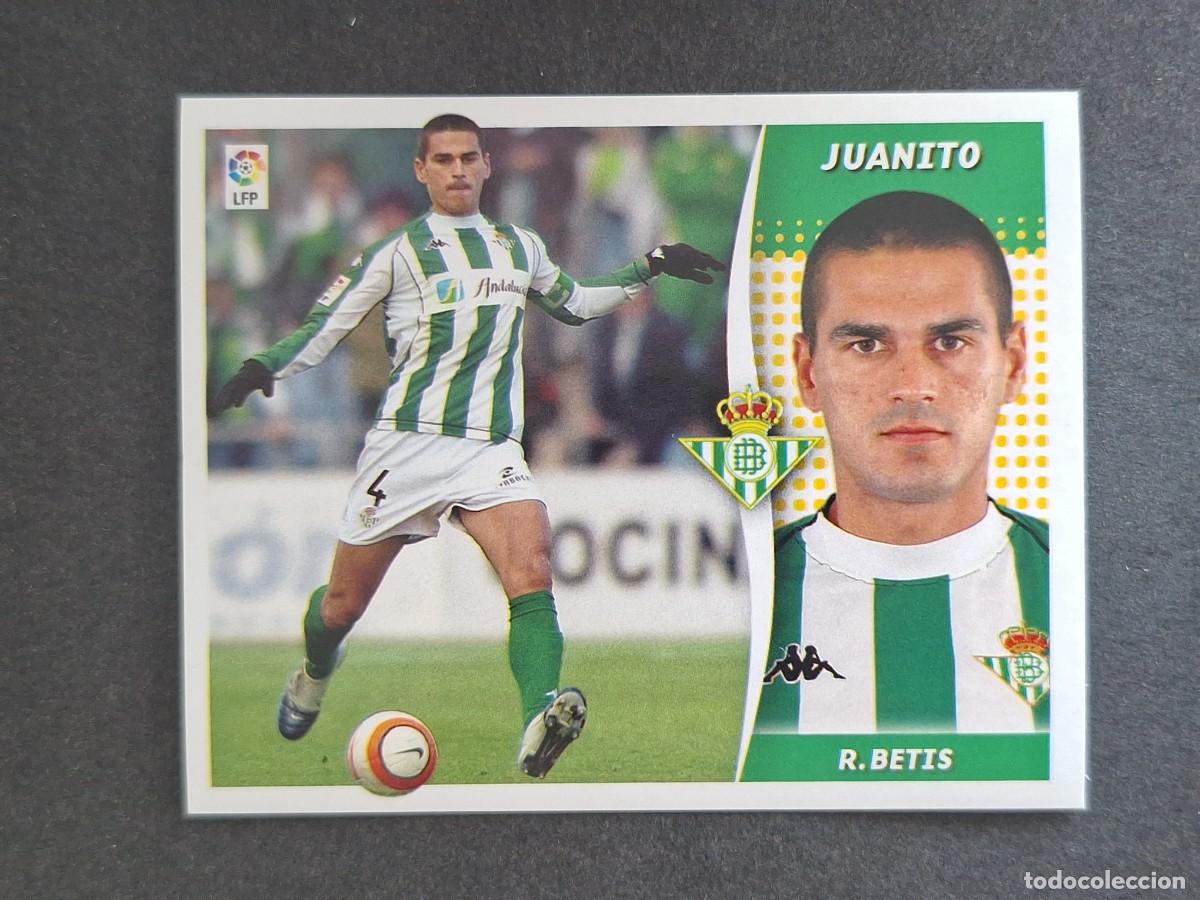 Cromos de f&uacute;tbol: L6 JUANITO REAL BETIS BALOMPIE LIGA ESTE 2006 2007 06 07 NUNCA PEGADO SIN PEGAR