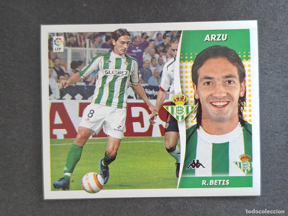 Cromos de f&uacute;tbol: L6 ARZU REAL BETIS BALOMPIE LIGA ESTE 2006 2007 06 07 NUNCA PEGADO SIN PEGAR