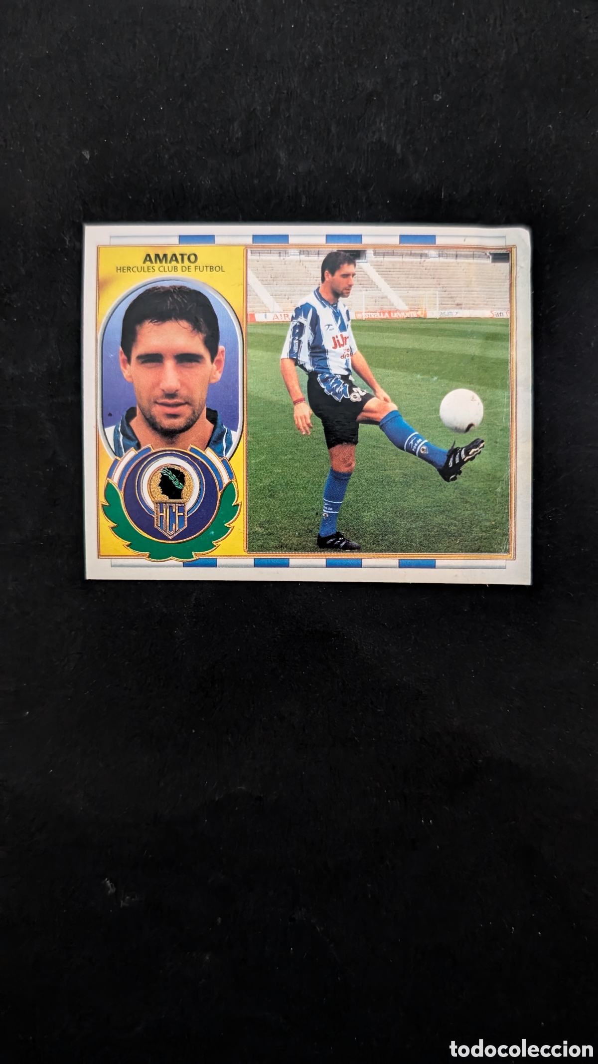 Cromos de f&uacute;tbol: AMATO HERCULES COLOCA LIGA ESTE 1996/97 96 97 VENTANILLA