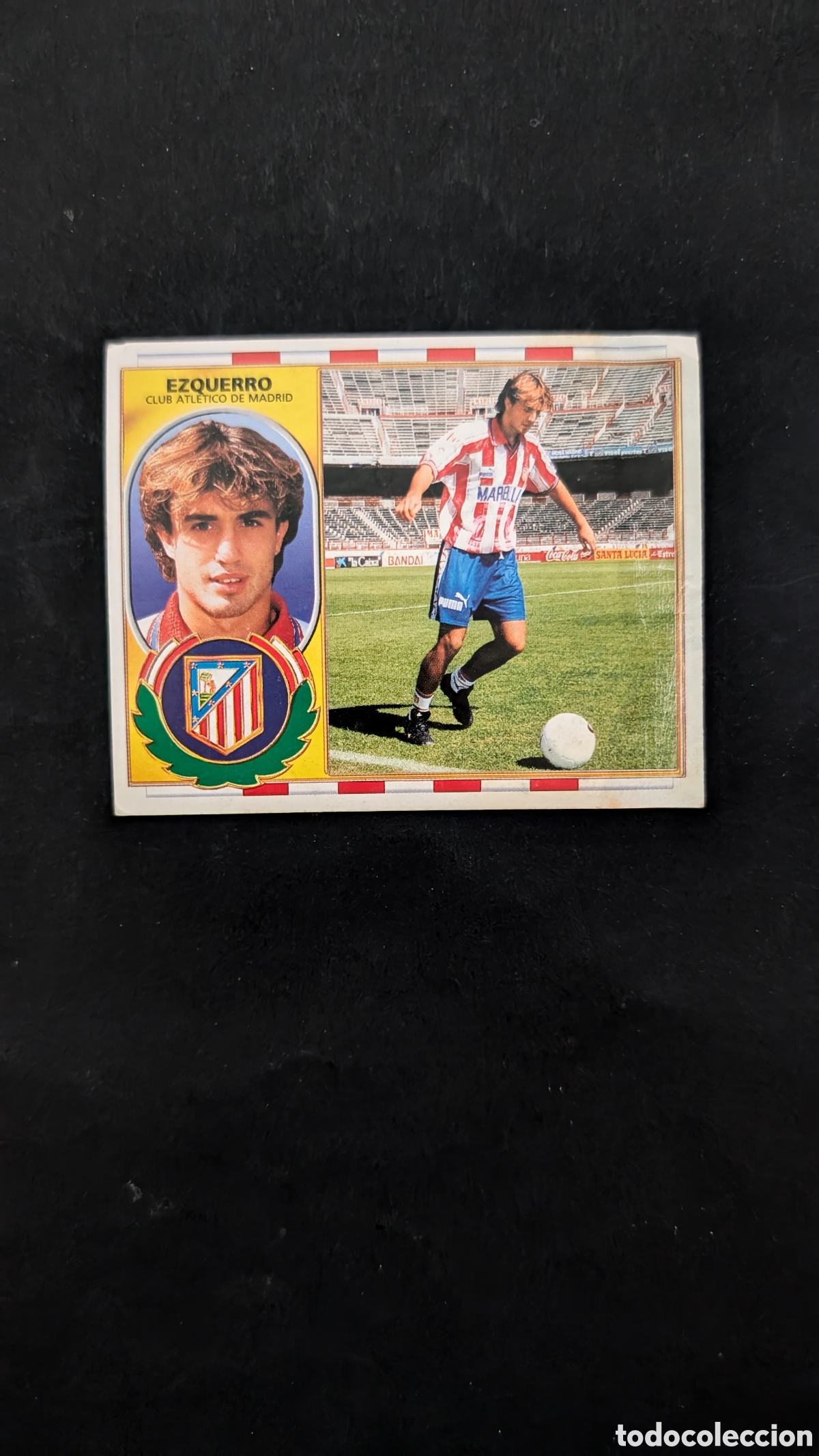 Cromos de f&uacute;tbol: EZQUERRO ATLETICO MADRID COLOCA LIGA ESTE 1996/97 96 97 VENTANILLA