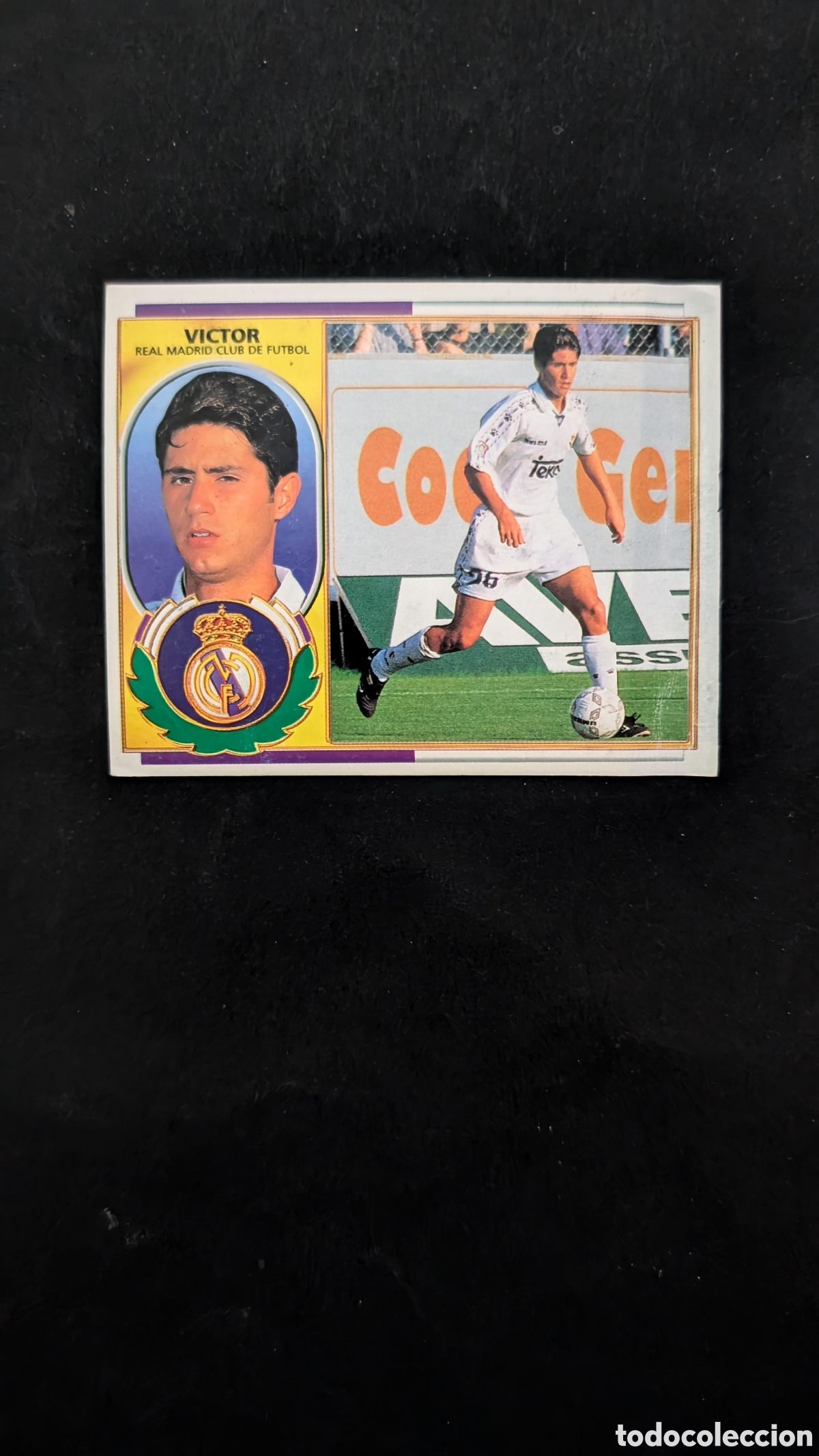 Cromos de f&uacute;tbol: VICTOR REAL MADRID COLOCA LIGA ESTE 1996/97 96 97 VENTANILLA
