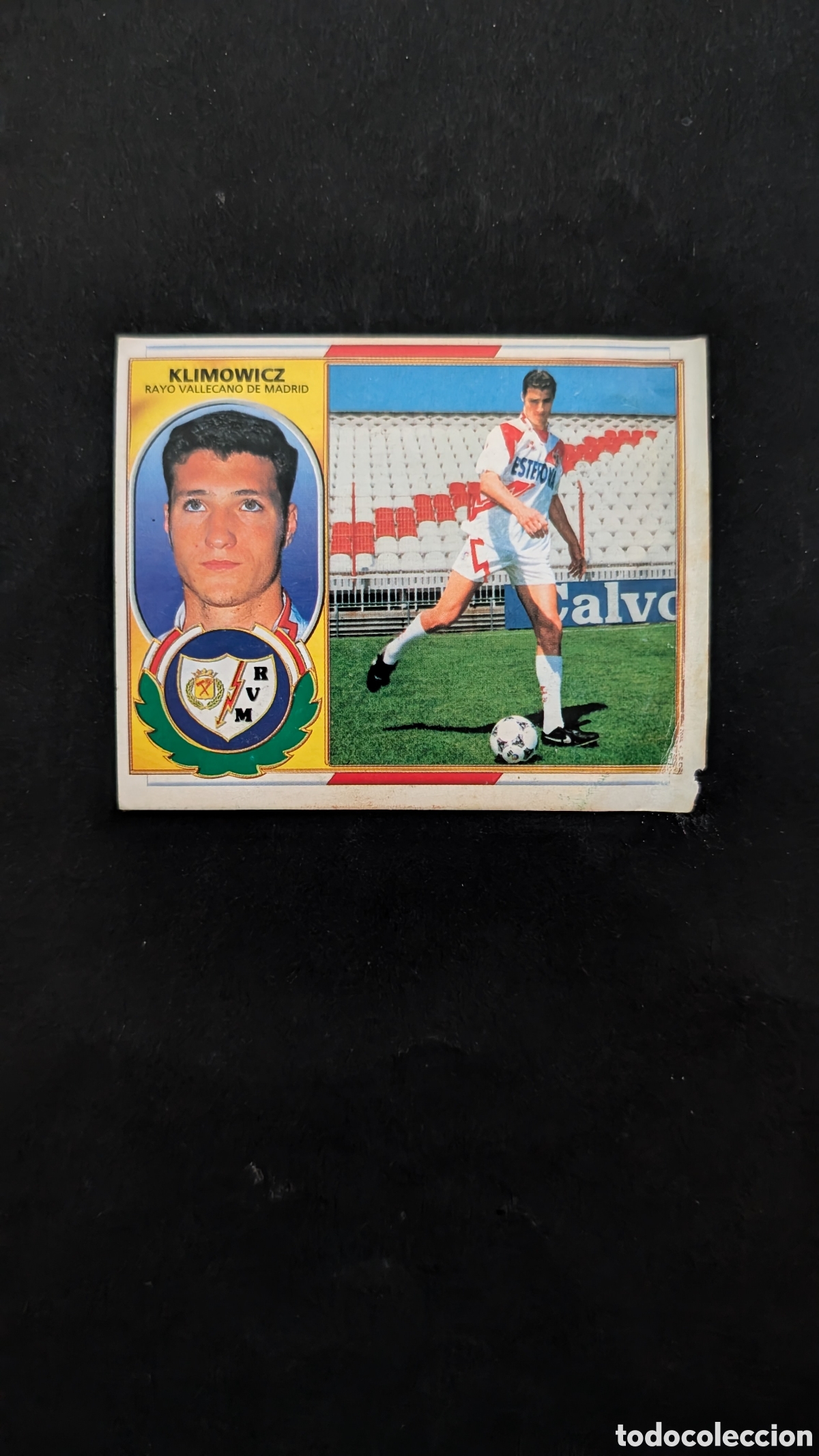 Cromos de f&uacute;tbol: KLIMOWICZ RAYO VALLECANO COLOCA LIGA ESTE 1996/97 96 97 VENTANILLA