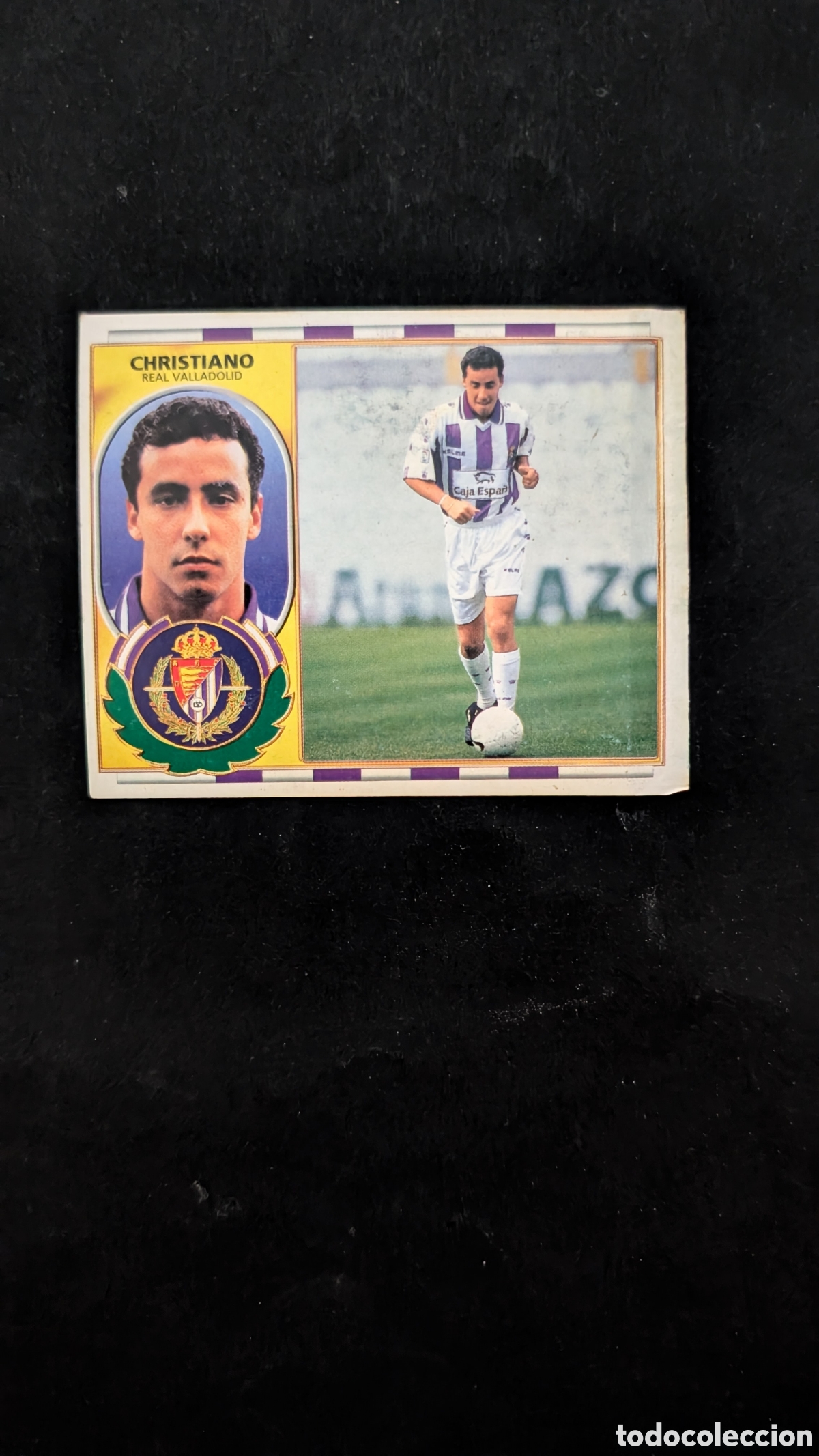 Cromos de f&uacute;tbol: CHRISTIANO VALLADOLID COLOCA LIGA ESTE 1996/97 96 97 VENTANILLA