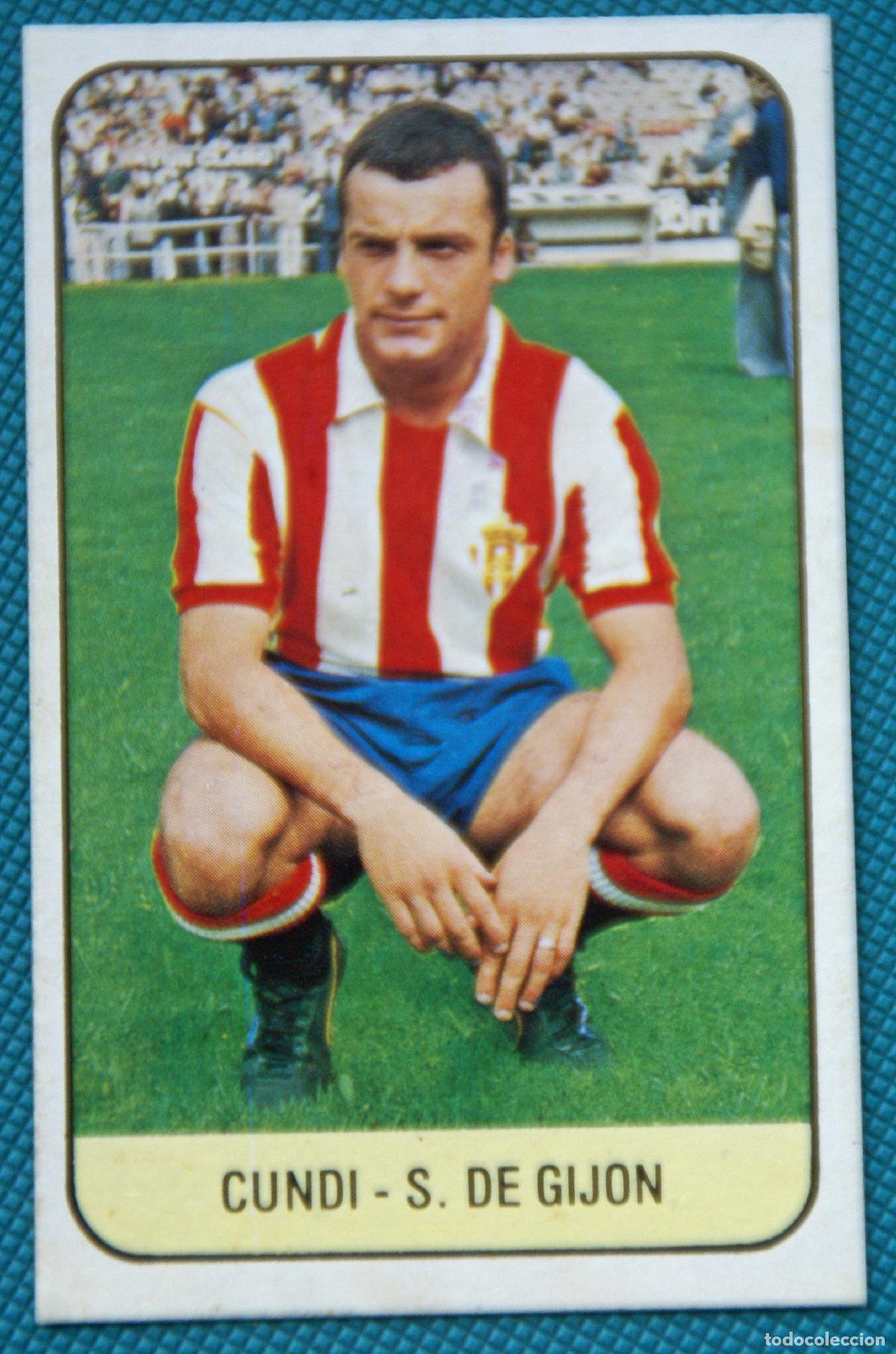 Cromos de f&uacute;tbol: ED. ESTE 78-79. CUNDI -SPORTING DE GIJON- NUNCA PEGADO