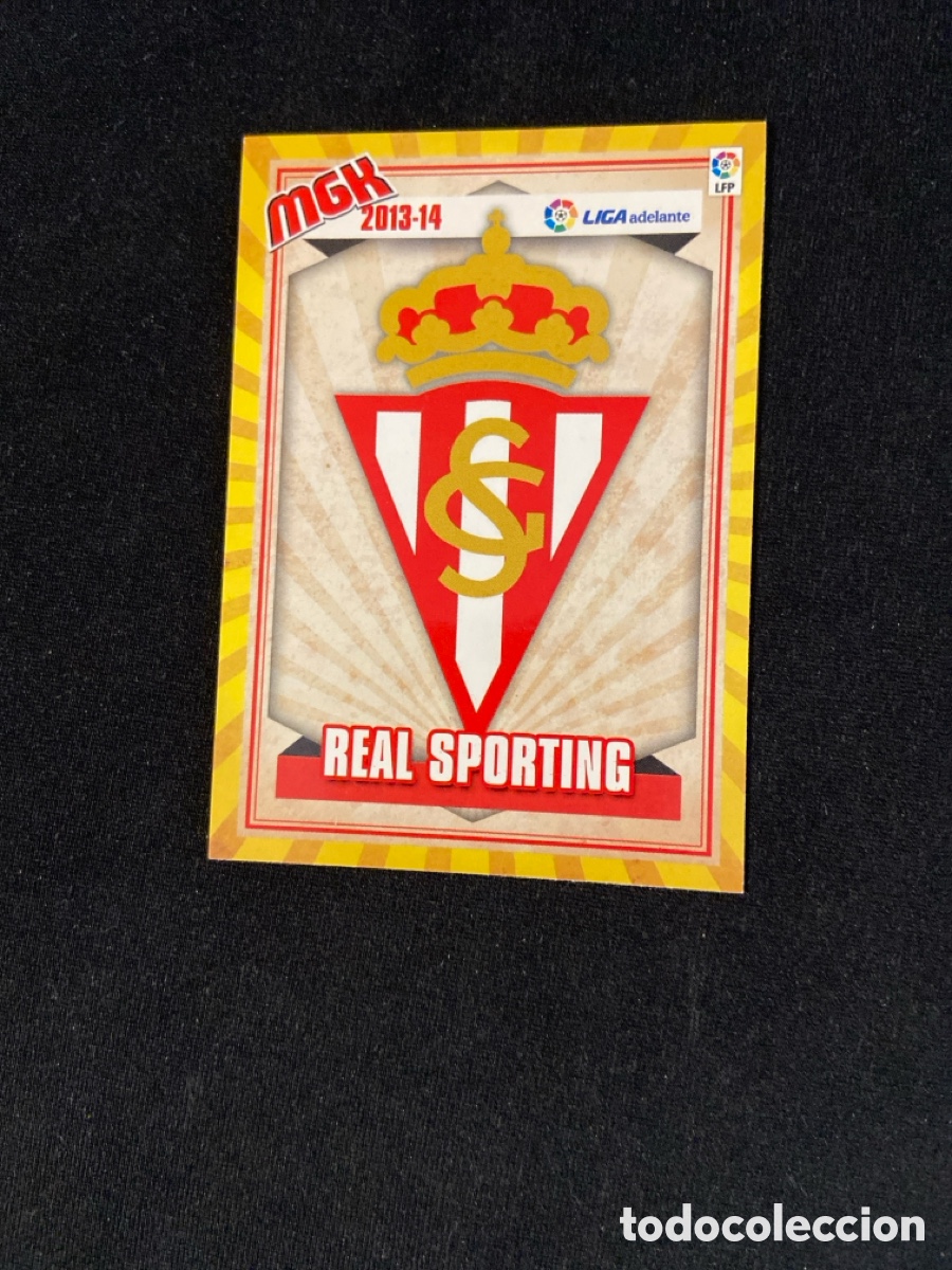 Cromos de f&uacute;tbol: ESCUDO 424 (SPORTING GIJ&Oacute;N)