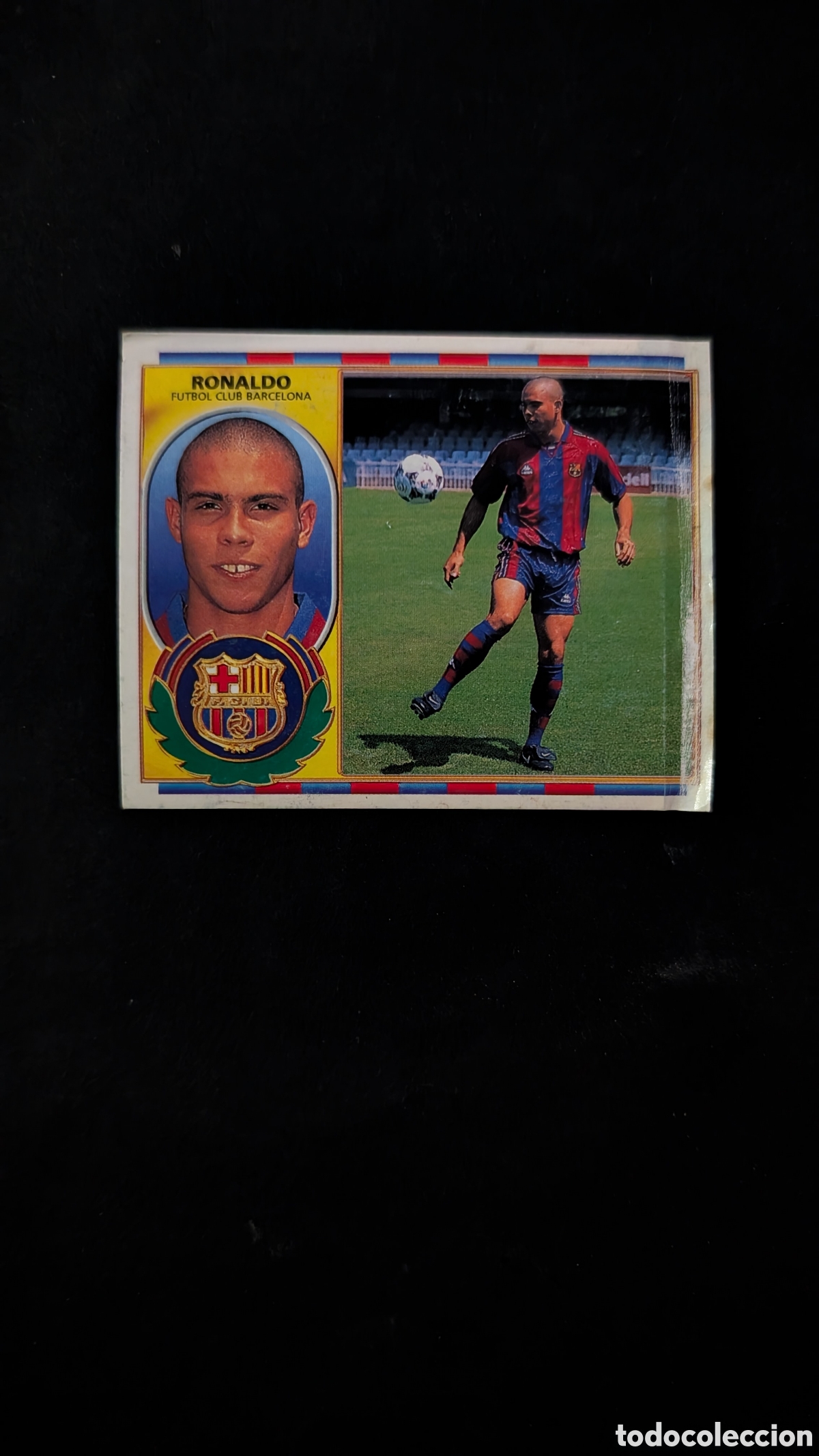 Cromos de f&uacute;tbol: RONALDO BARCELONA ROOKIE VERSION LIGA ESTE 1996/97 96 97 VENTANILLA MINIMA