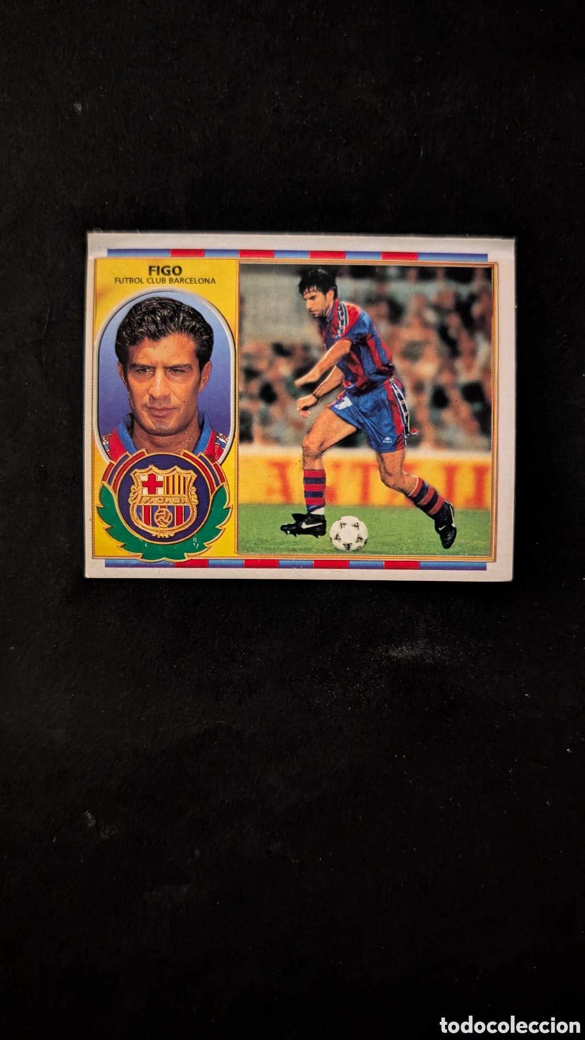Cromos de f&uacute;tbol: FIGO BARCELONA LIGA ESTE 1996/97 96 97 VENTANILLA MINIMA