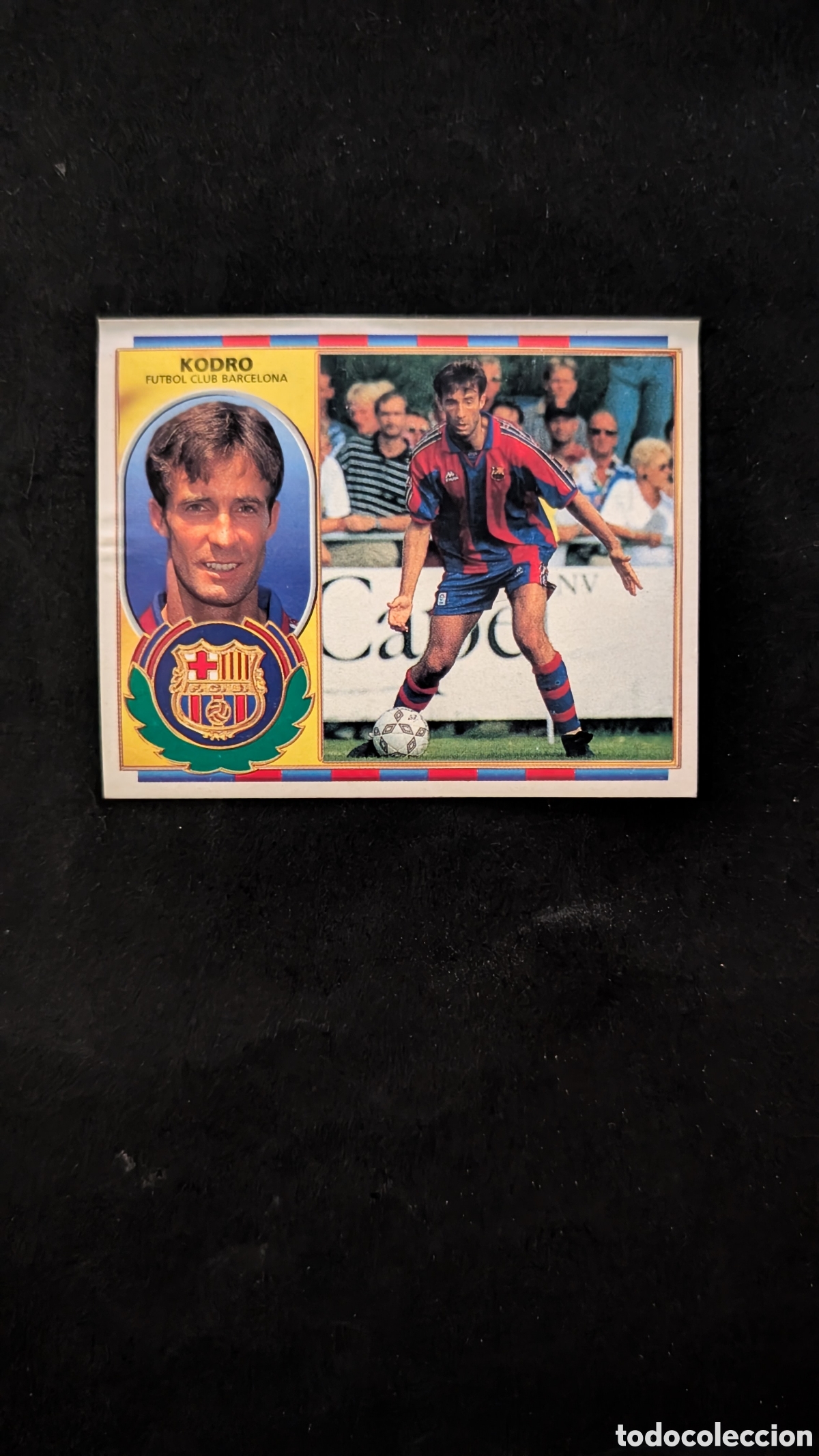 Cromos de f&uacute;tbol: KODRO BARCELONA BAJA LIGA ESTE 1996/97 96 97 VENTANILLA MINIMA