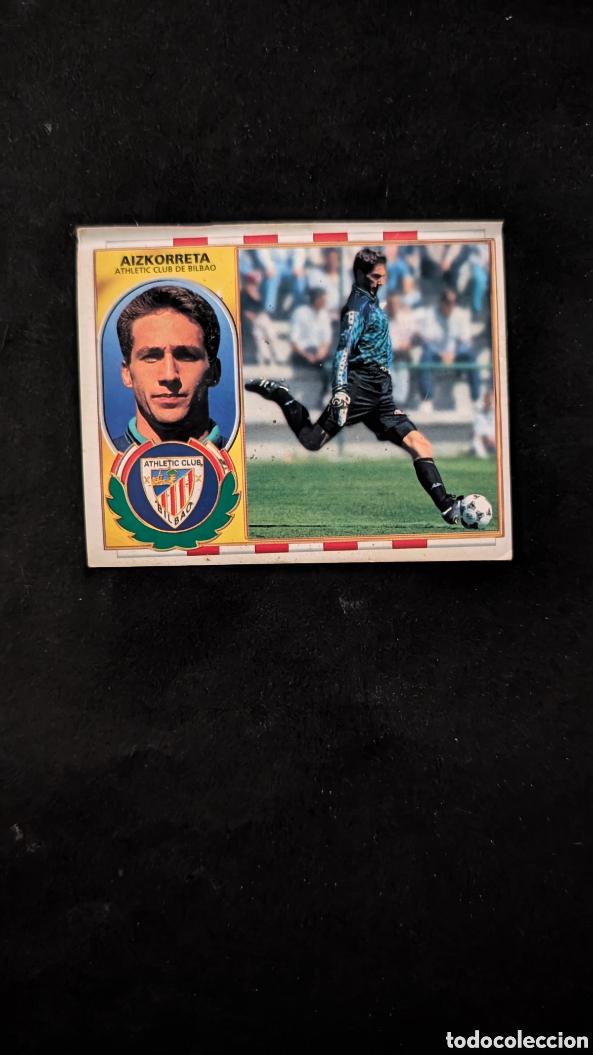 Cromos de f&uacute;tbol: AIZKORRETA BILBAO BAJA LIGA ESTE 1996/97 96 97 VENTANILLA MINIMA
