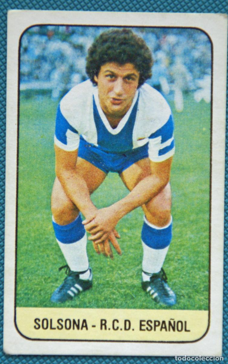 Cromos de f&uacute;tbol: ED. ESTE 78-79. SOLSONA -ESPA&Ntilde;OL- NUNCA PEGADO