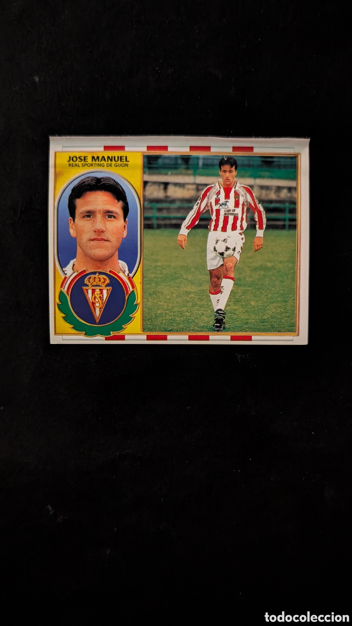 Cromos de f&uacute;tbol: JOSE MANUEL SPORTING GIJ&Oacute;N BAJA LIGA ESTE 1996/97 96 97 VENTANILLA MINIMA