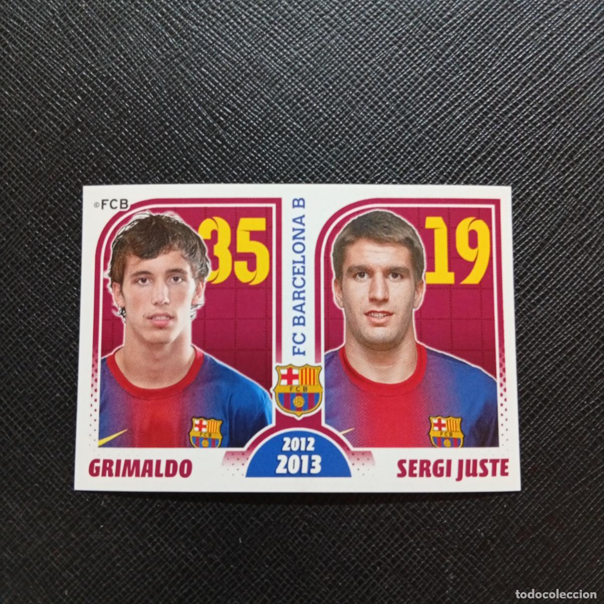 Cartes &agrave; collectionner de Football: 186 GRIMALDO SERGI JUSTE BARCELONA PANINI COLECCION OFICIAL 2013 2013 12 13 - SIN PEGAR - A152 PG109
