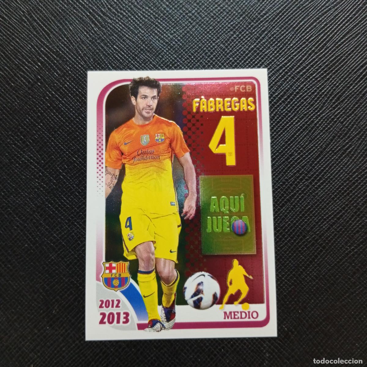 Cartes &agrave; collectionner de Football: 126 CESC FABREGAS BARCELONA PANINI COLECCION OFICIAL 2013 2013 12 13 - SIN PEGAR - A152 PG109