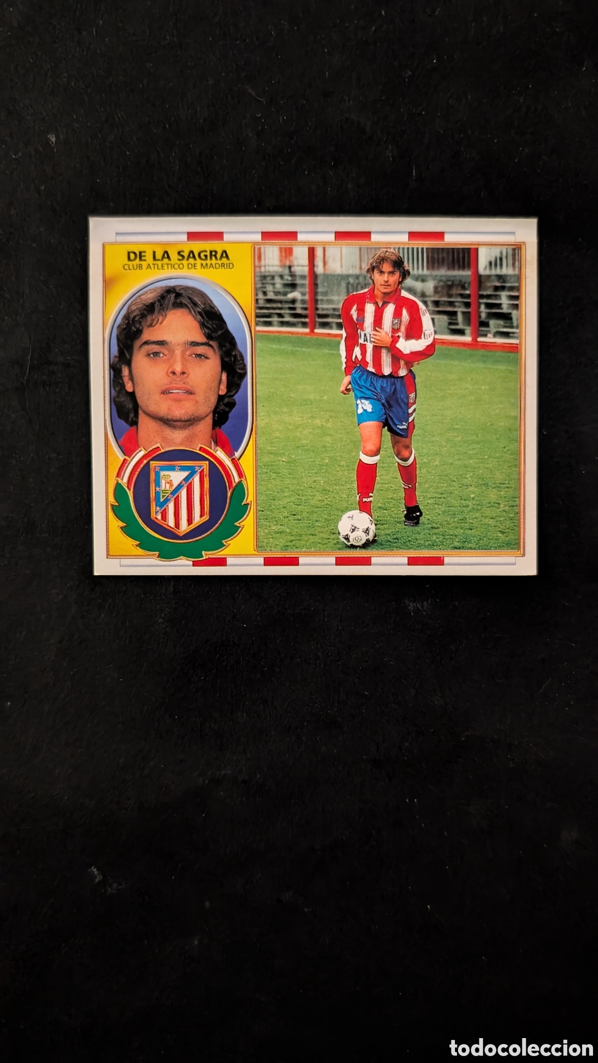Cartes &agrave; collectionner de Football: DE LA SAGRA ATLETICO MADRID BAJA LIGA ESTE 1996/97 96 97 VENTANILLA MINIMA