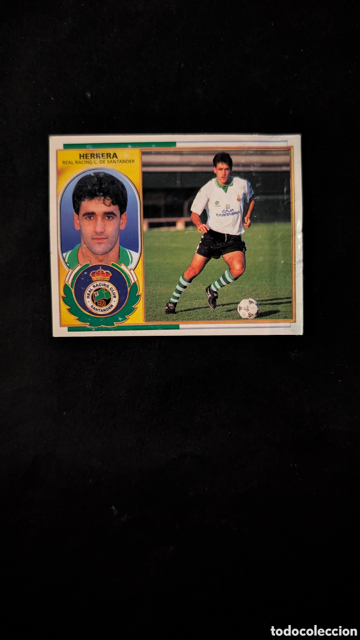 Cromos de f&uacute;tbol: HERRERA RACING SANTANDER BAJA LIGA ESTE 1996/97 96 97 VENTANILLA