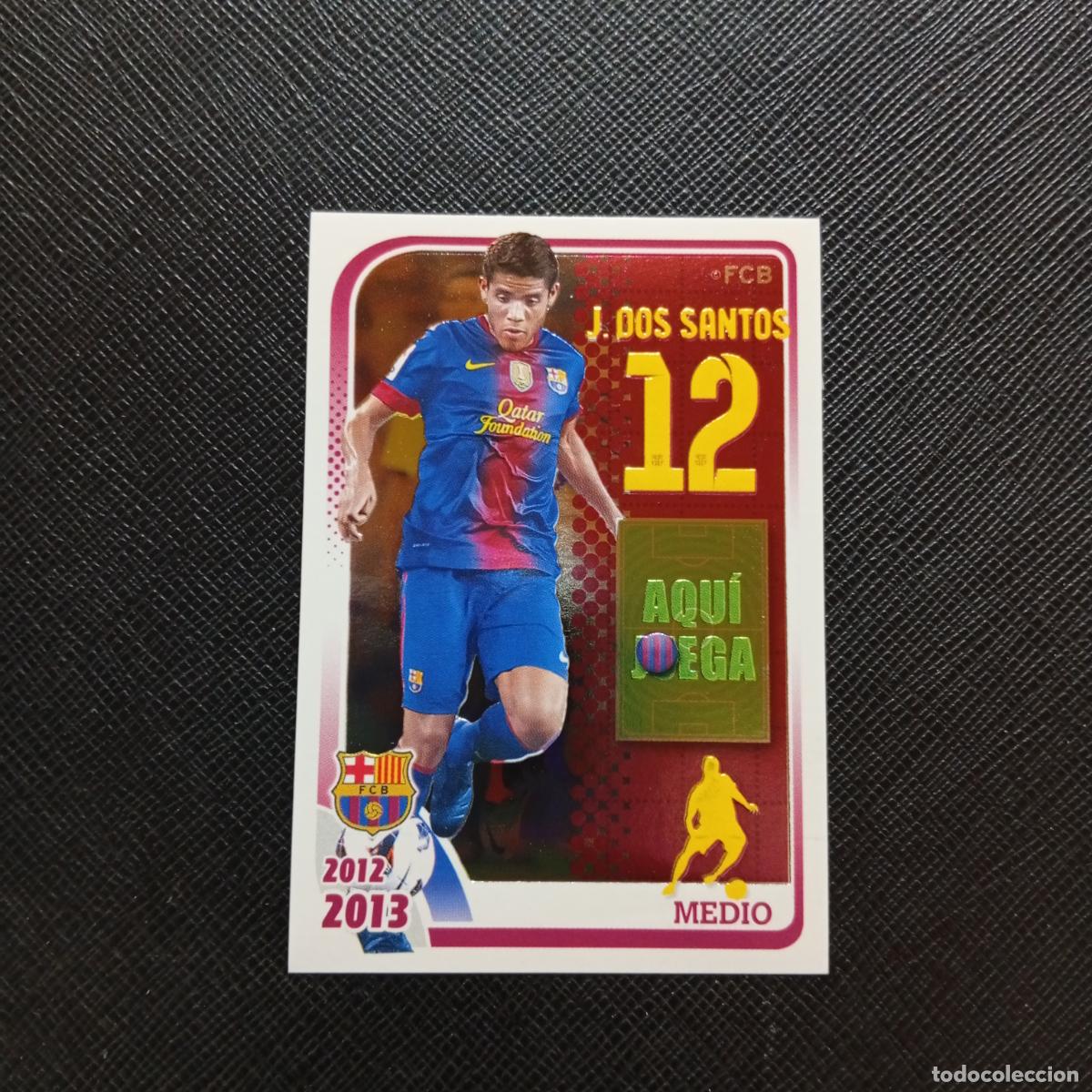 Cromos de f&uacute;tbol: 129 DOS SANTOS BARCELONA PANINI COLECCION OFICIAL 2013 2013 12 13 - SIN PEGAR - A152 PG109