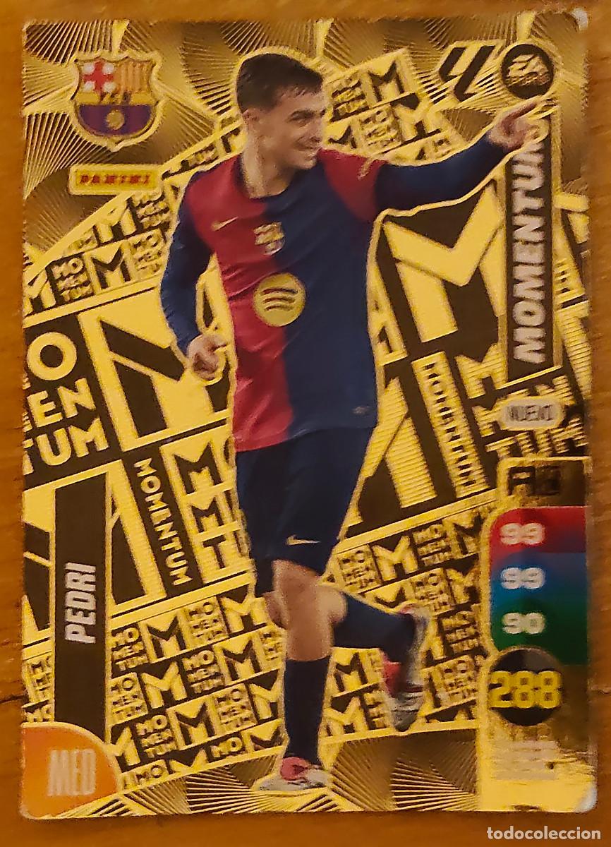 Cromos de f&uacute;tbol: PEDRI NUEVO MOMENTUM ADRENALYN 24 25 2024 2025 BAR&Ccedil;A BARCELONA