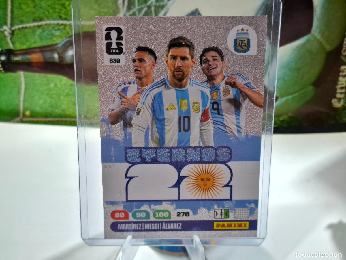 Cromos de f&uacute;tbol: 630 MARTINEZ MESSI JULI&Aacute;N ETERNOS ARGENTINA PANINI WORLD CUP 2026 ADRENALYN MUNDIAL 26