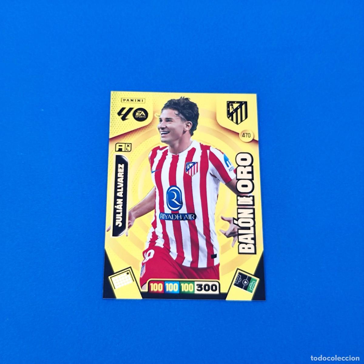 Cromos de f&uacute;tbol: Adrenalyn 2025 2026 / 25 26 Bal&oacute;n de Oro Juli&aacute;n &Aacute;lvarez 470 Atl&eacute;tico de Madrid