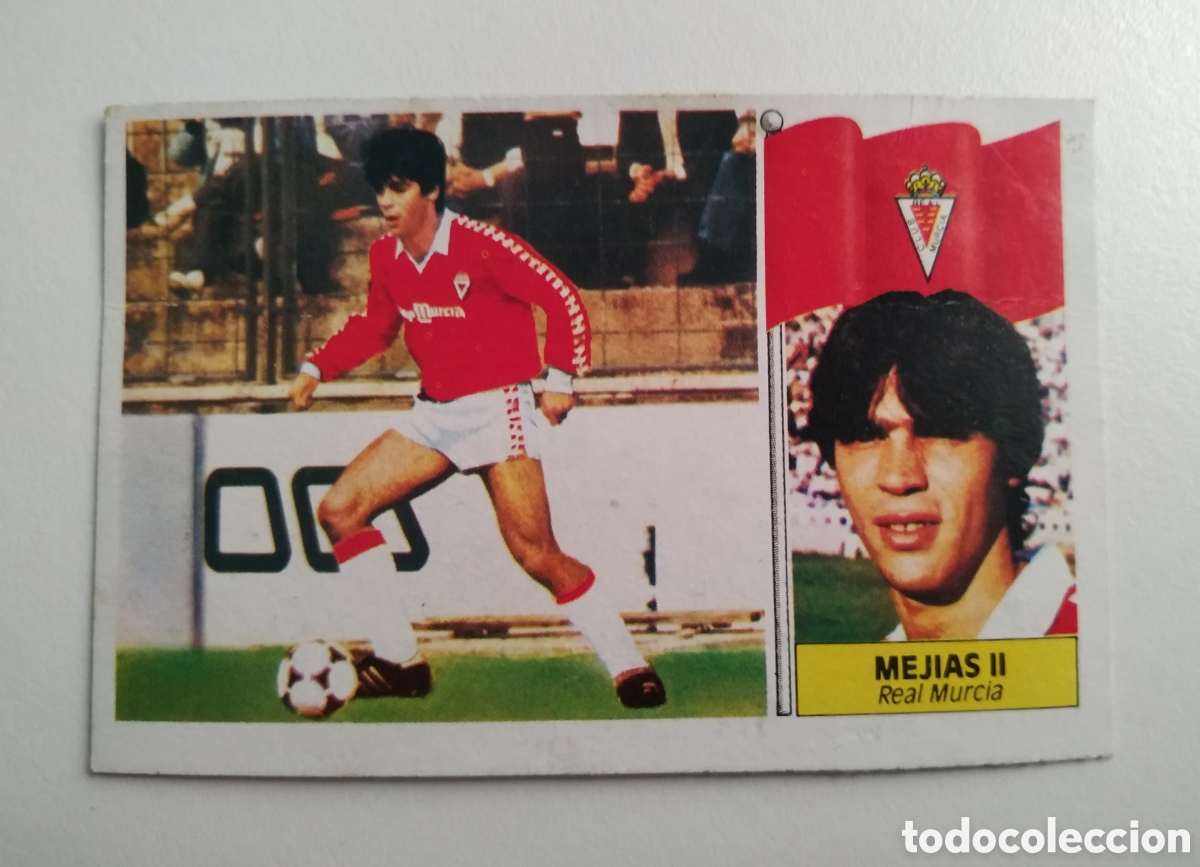 Cromos de f&uacute;tbol: MEJIAS II MURCIA COLOCA LIGA ESTE 1986/87 86 87 DESPEGADO RECUPERADO