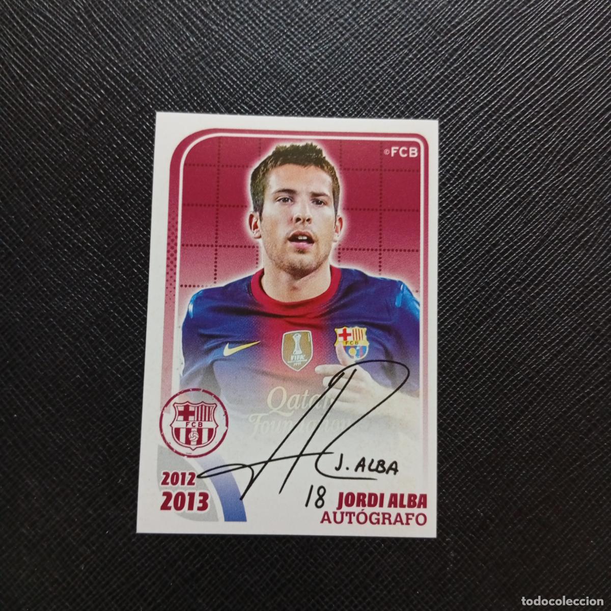 Cromos de f&uacute;tbol: 91 JORDI ALBA BARCELONA PANINI COLECCION OFICIAL 2013 2013 12 13 - SIN PEGAR - A152 PG118