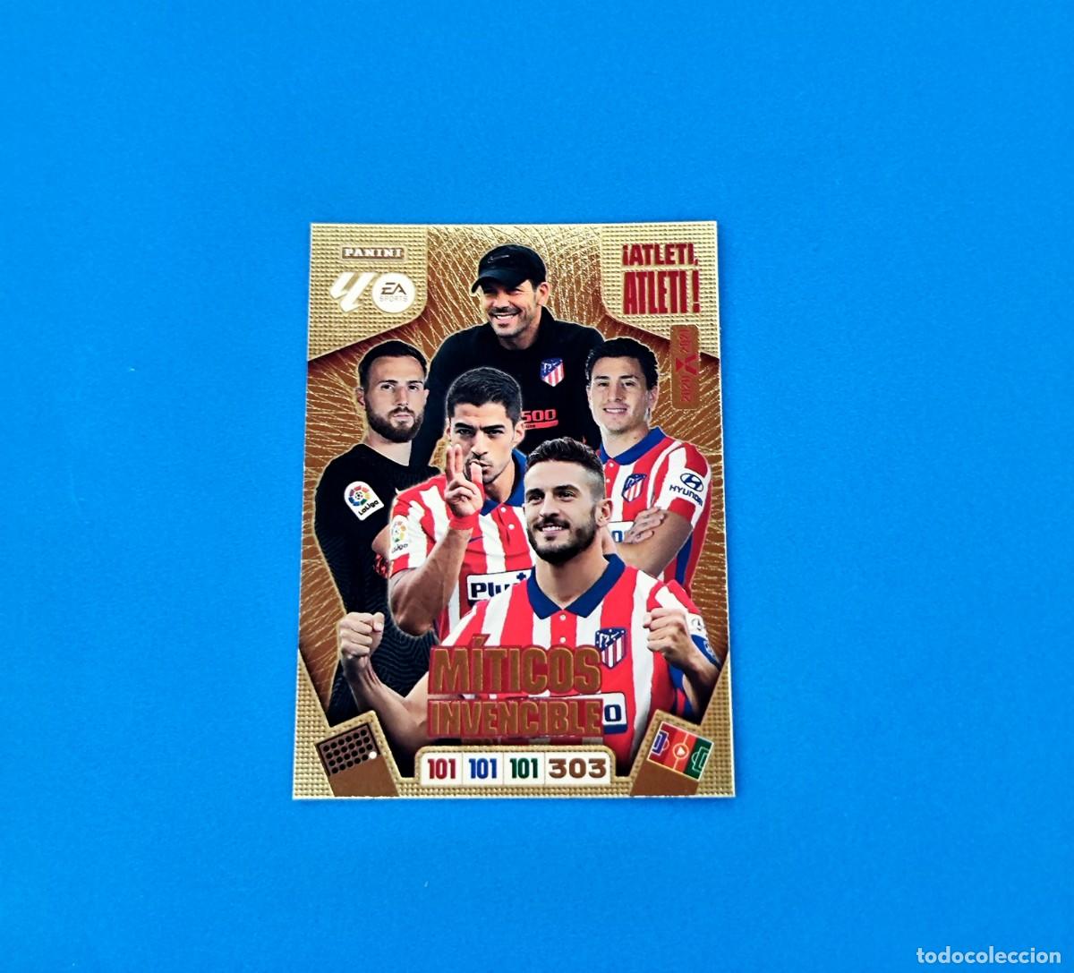 Cromos de f&uacute;tbol: Adrenalyn 2025 2026 / 25 26 M&iacute;ticos Invencible Atleti, Atleti