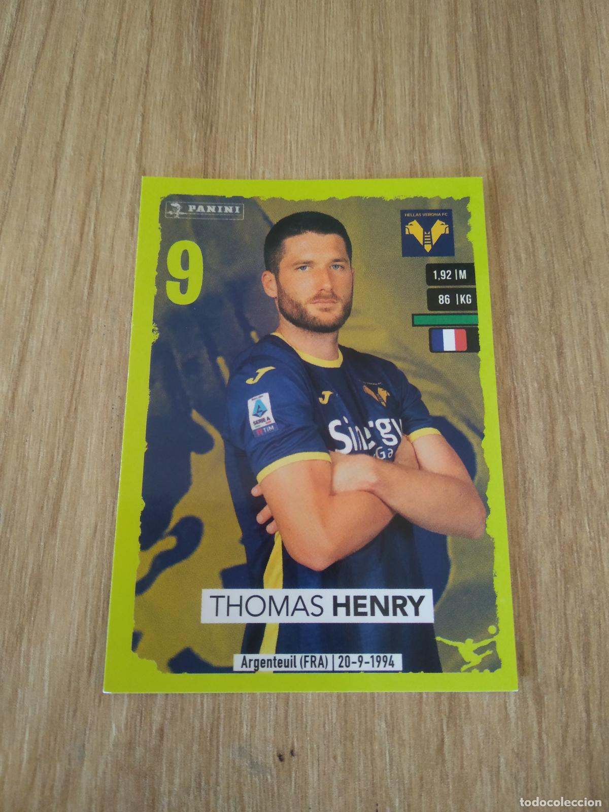 Cromos de f&uacute;tbol: 200 THOMAS HENRY HELLAS VERONA CROMO FUTBOL PANINI LIGA ITALIA 23-24 CALCIATORI 2023-2024