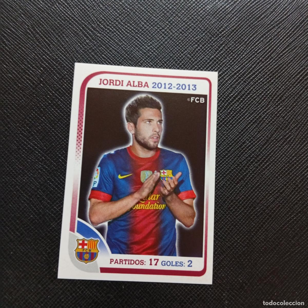 Cromos de f&uacute;tbol: 89 JORDI ALBA BARCELONA PANINI COLECCION OFICIAL 2013 2013 12 13 - SIN PEGAR - A152 PG118