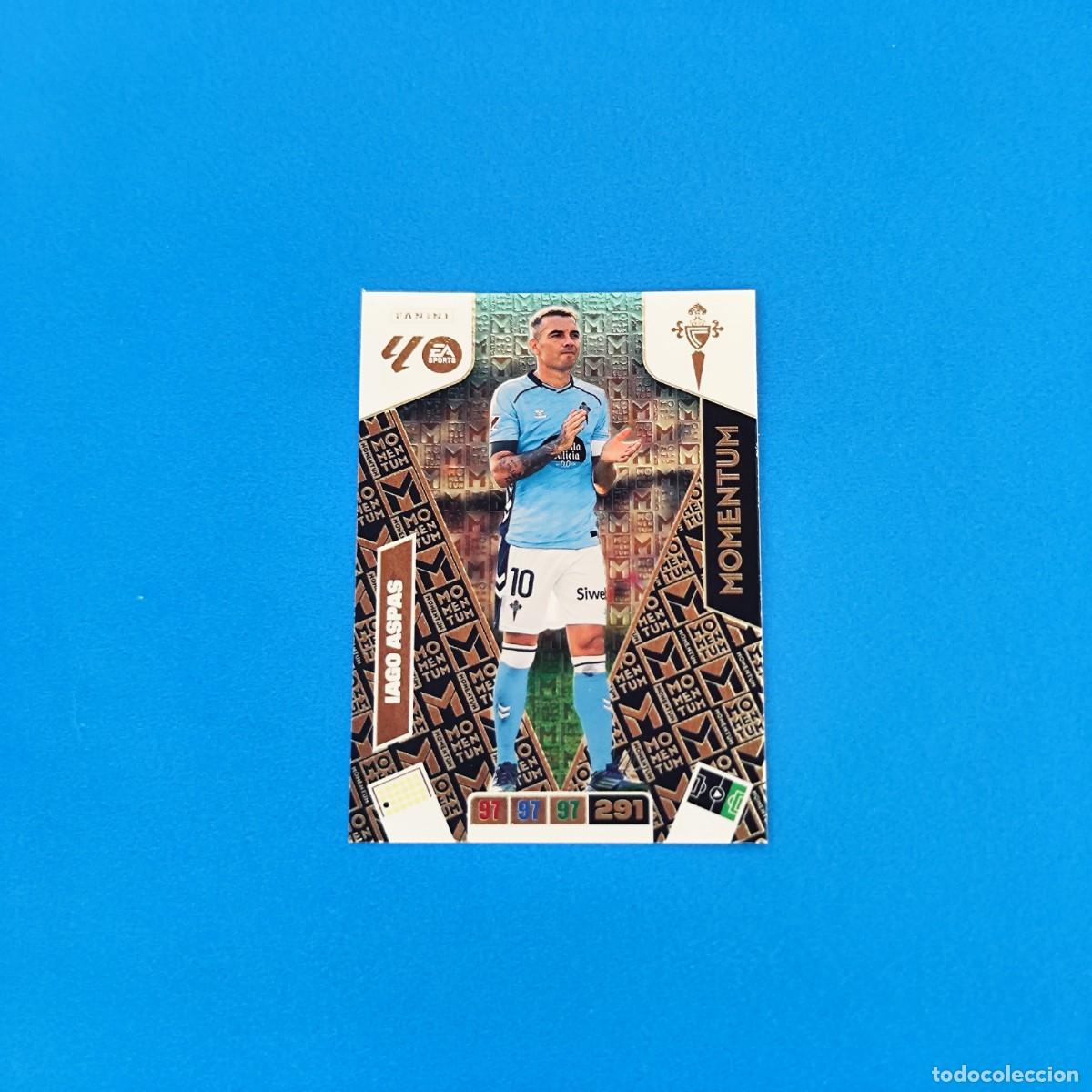 Cromos de f&uacute;tbol: Adrenalyn 2025 2026 / 25 26 Momentum Iago Aspas Celta