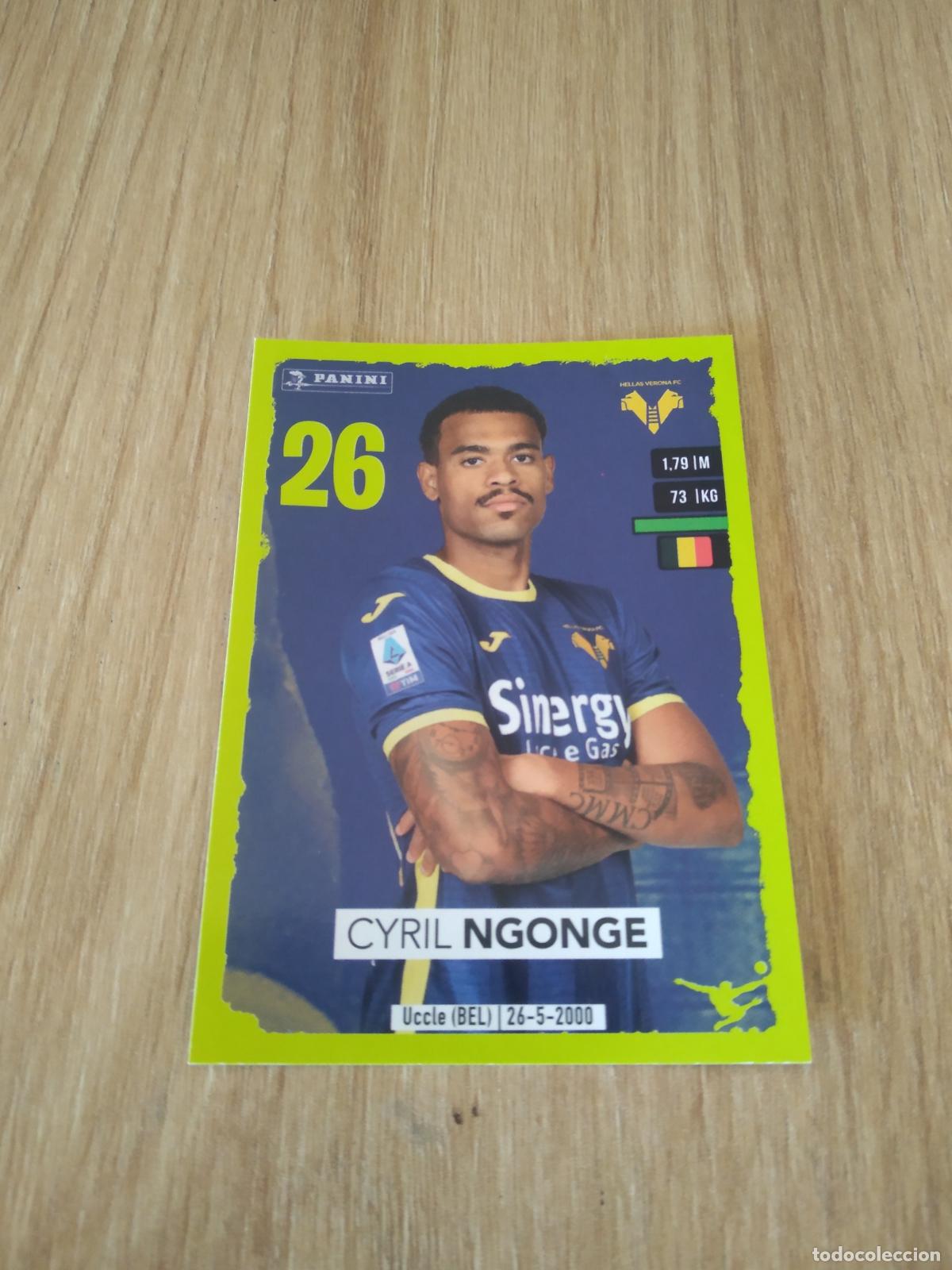 Cromos de f&uacute;tbol: 202 CYRIL NGONGE HELLAS VERONA CROMO FUTBOL PANINI LIGA ITALIA 23-24 CALCIATORI 2023-2024
