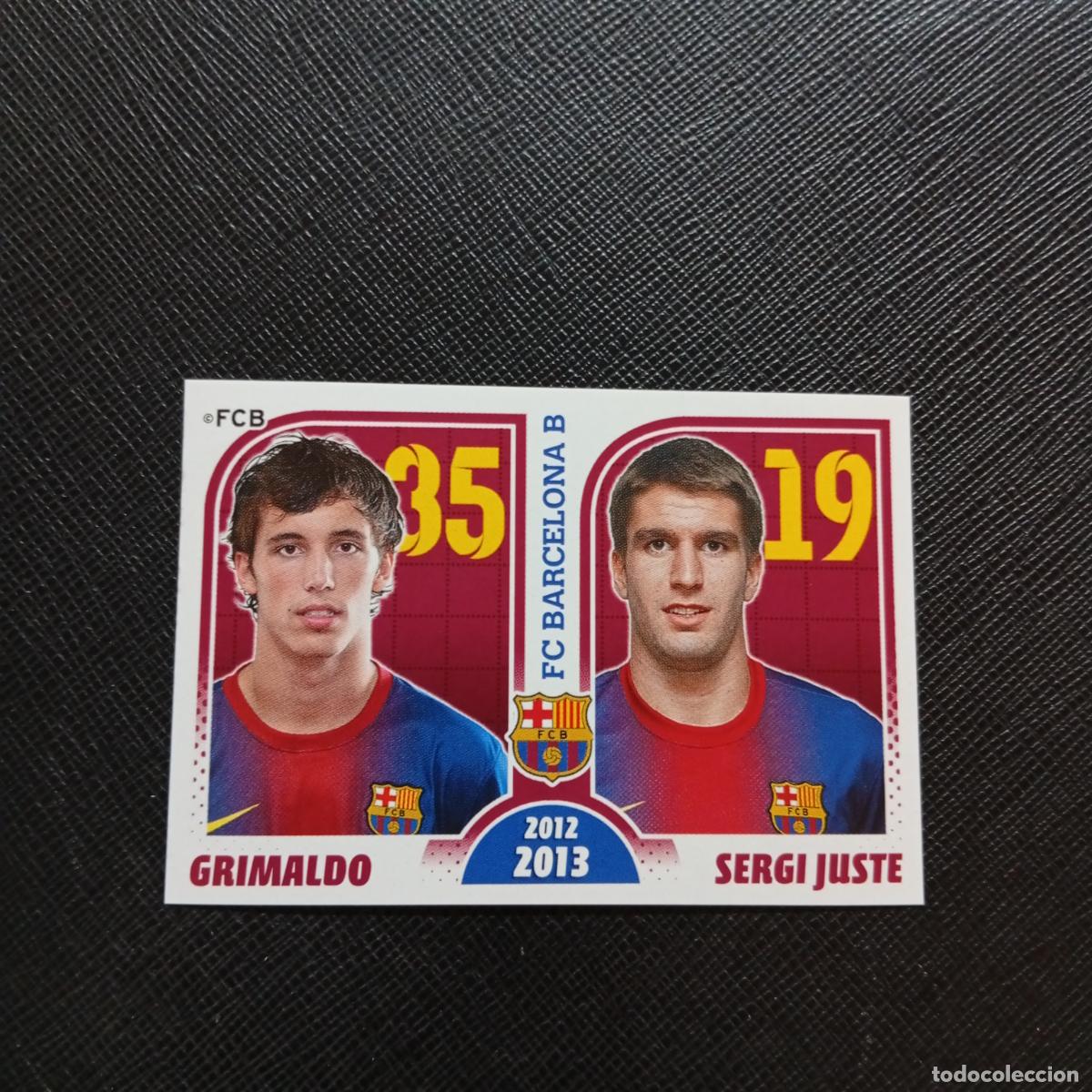 Cromos de f&uacute;tbol: 186 GRIMALDO SERGI JUSTE BARCELONA PANINI COLECCION OFICIAL 2013 2013 12 13 - SIN PEGAR - A152 PG127