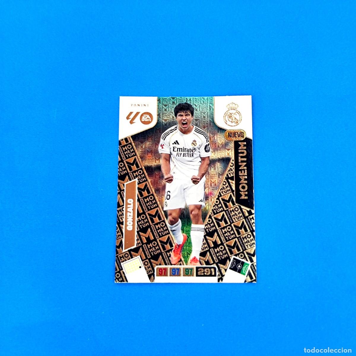 Cromos de f&uacute;tbol: Adrenalyn 2025 2026 / 25 26 Momentum Gonzalo Real Madrid