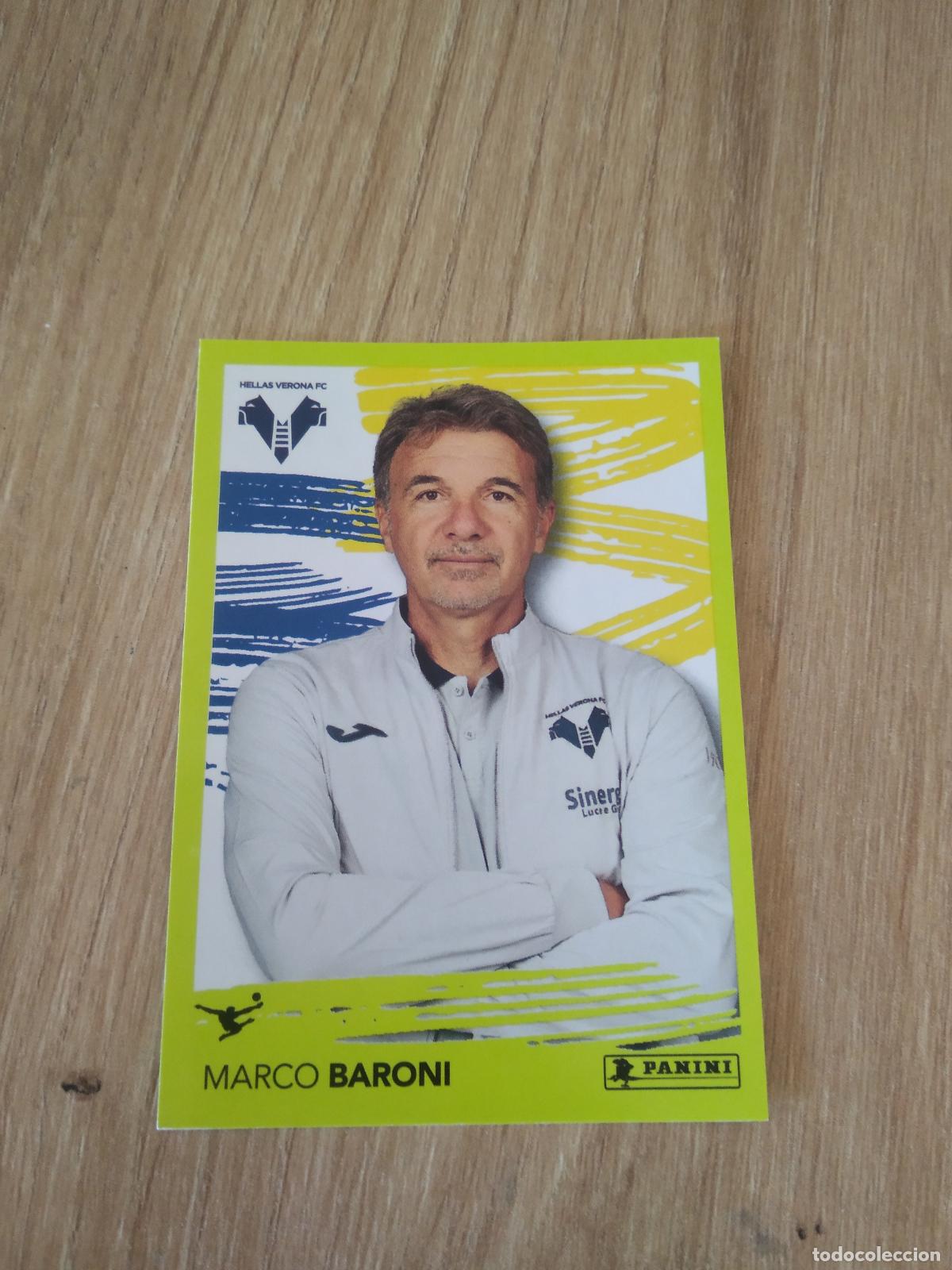 Cromos de f&uacute;tbol: 203 MARCO BARONI HELLAS VERONA CROMO FUTBOL PANINI LIGA ITALIA 23-24 CALCIATORI 2023-2024