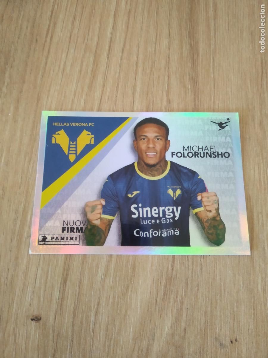 Cromos de f&uacute;tbol: 204 MICHAEL FOLORUNSHO HELLAS VERONA CROMO FUTBOL PANINI LIGA ITALIA 23-24 CALCIATORI 2023-2024