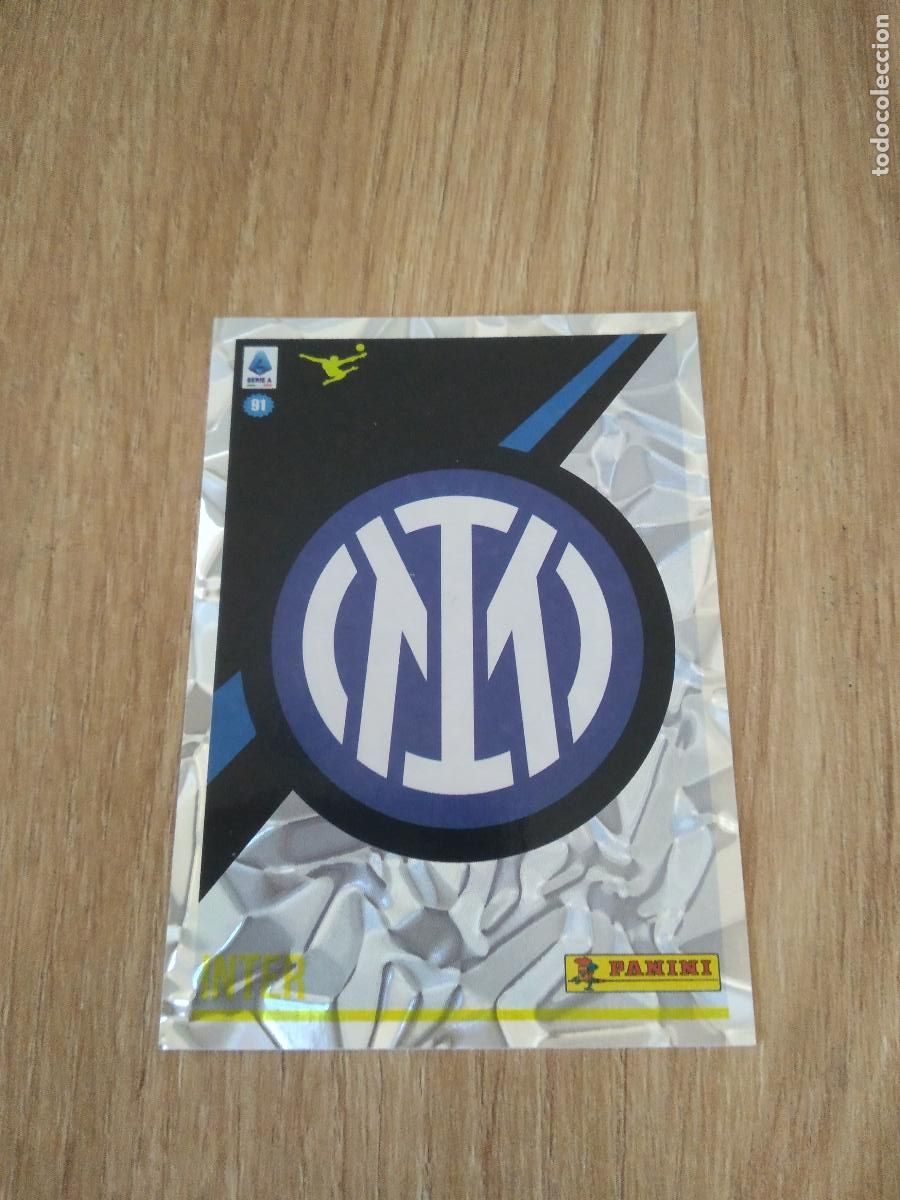 Cromos de f&uacute;tbol: 206 ESCUDO INTER MILAN CROMO FUTBOL PANINI LIGA ITALIA 23-24 CALCIATORI 2023-2024