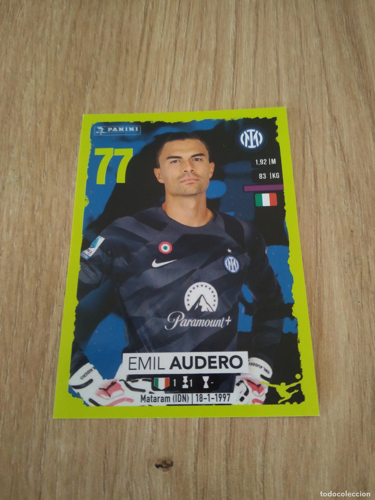 Cromos de f&uacute;tbol: 208 EMIL AUDERO INTER MILAN CROMO FUTBOL PANINI LIGA ITALIA 23-24 CALCIATORI 2023-2024