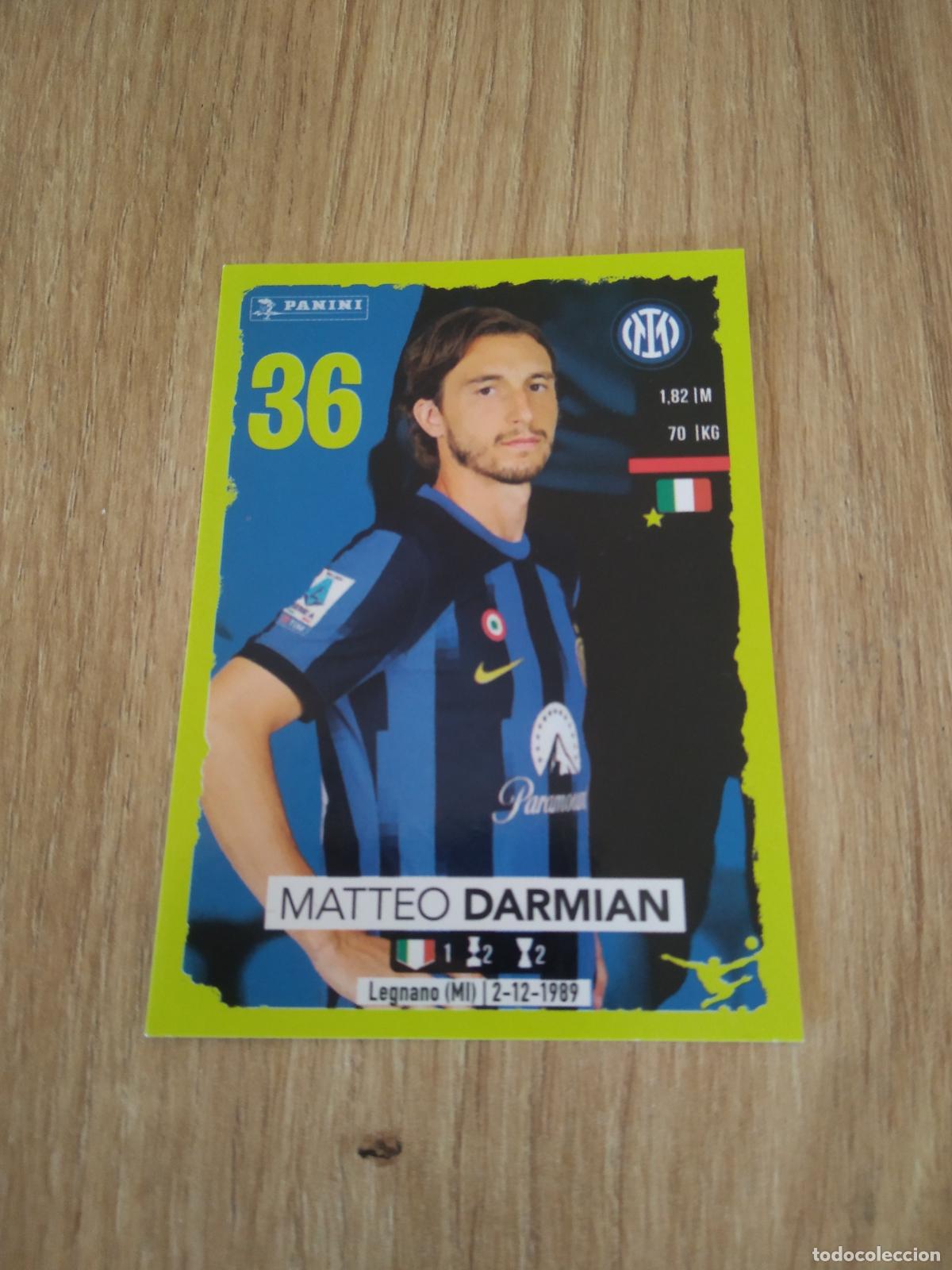 Cromos de f&uacute;tbol: 212 MATTEO DARMIAN INTER MILAN CROMO FUTBOL PANINI LIGA ITALIA 23-24 CALCIATORI 2023-2024