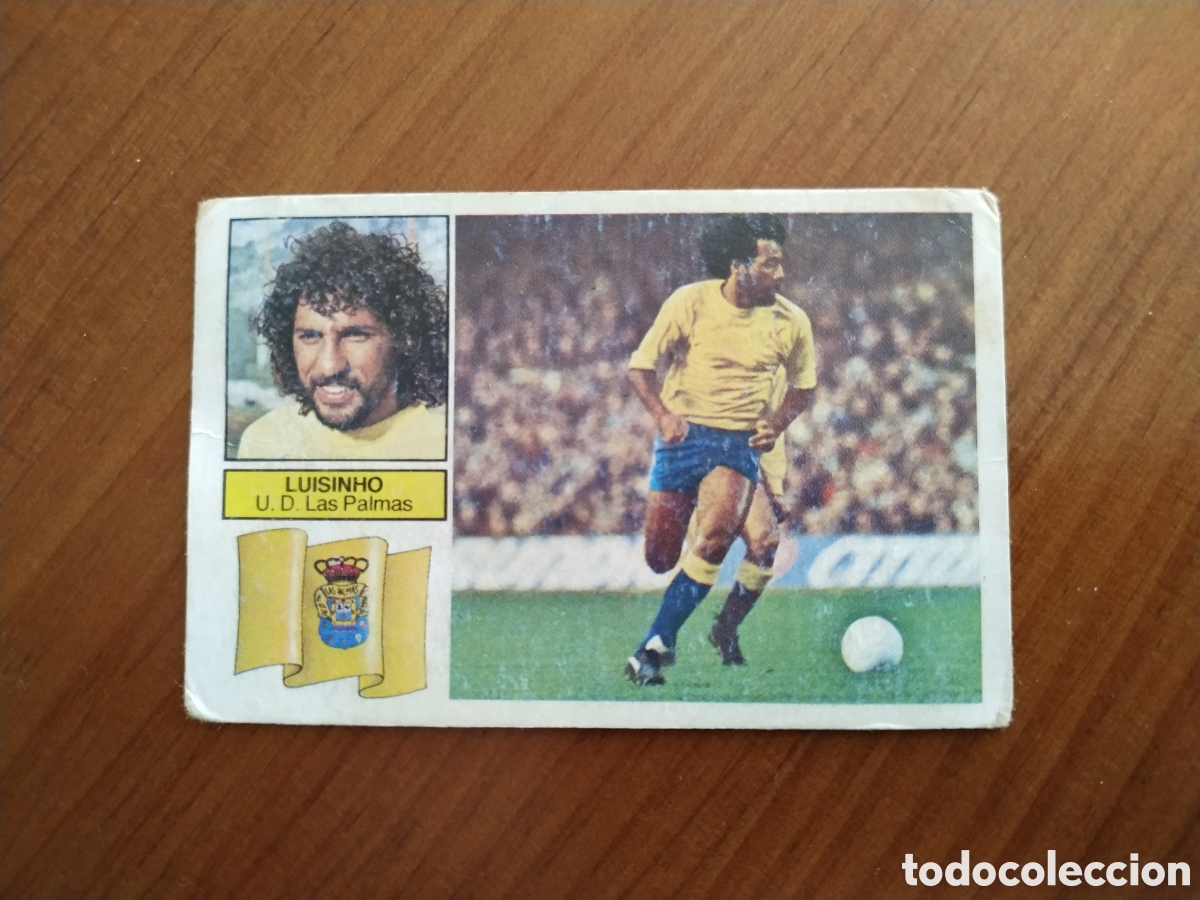 Cromos de f&uacute;tbol: LUISINHO BAJA LAS PALMAS 1982 1983 EDICIONES ESTE 1982 1983 82 83 RECUPERADO DESPEGADO