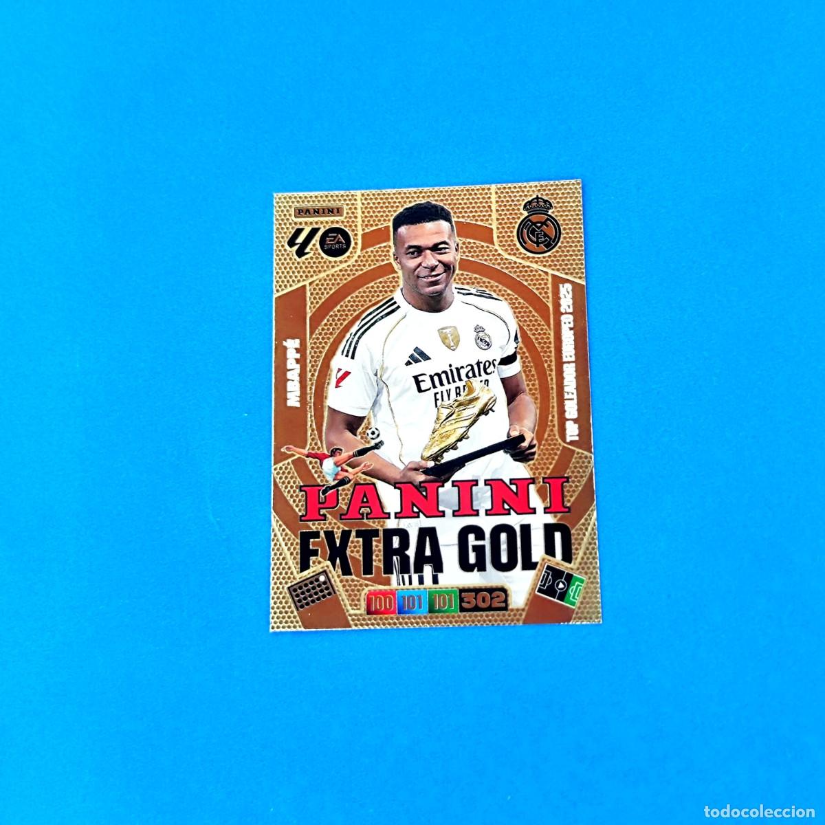 Cromos de f&uacute;tbol: Adrenalyn 2025 2026 / 25 26 Panini Extra Gold Mbapp&eacute; Real Madrid