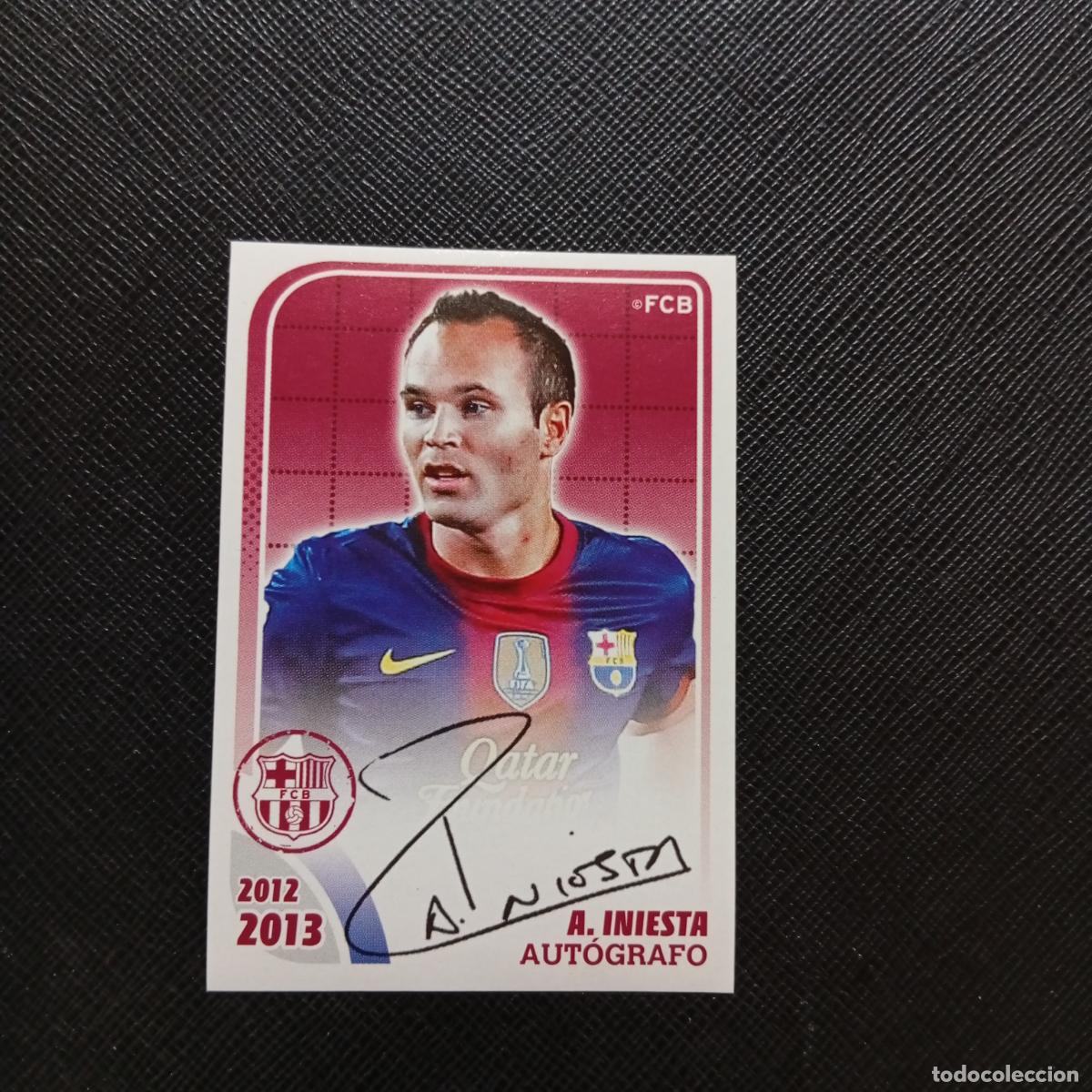 Cromos de f&uacute;tbol: 115 INIESTA BARCELONA PANINI COLECCION OFICIAL 2013 2013 12 13 - SIN PEGAR - A152 PG136