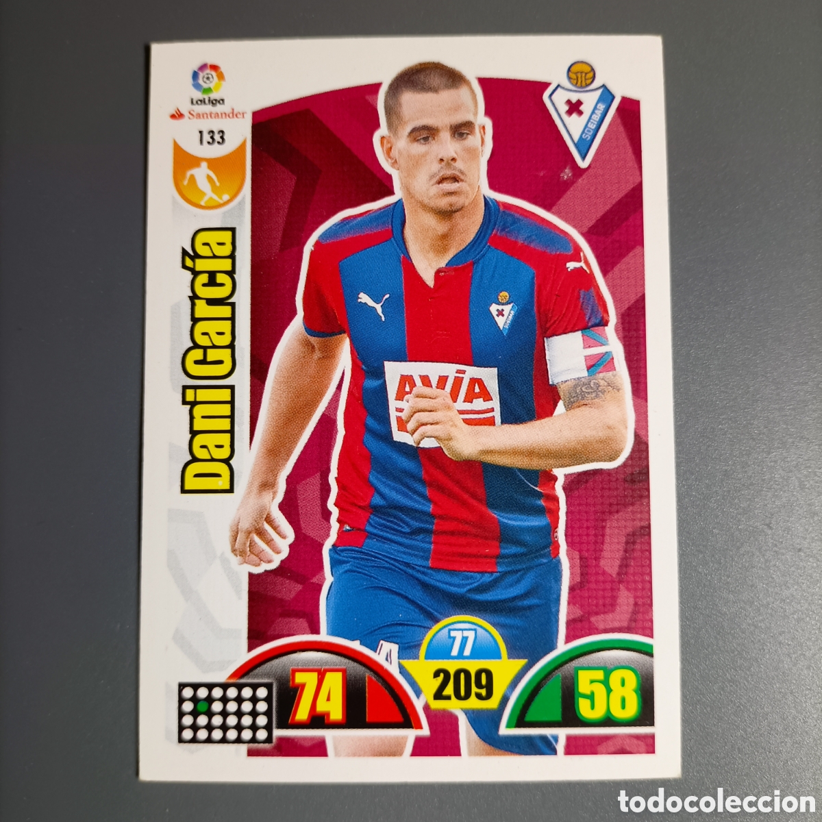 Cromos de f&uacute;tbol: ADRENALYN. LIGA 2017-2018 (EIBAR) №133 DANI GARC&Iacute;A